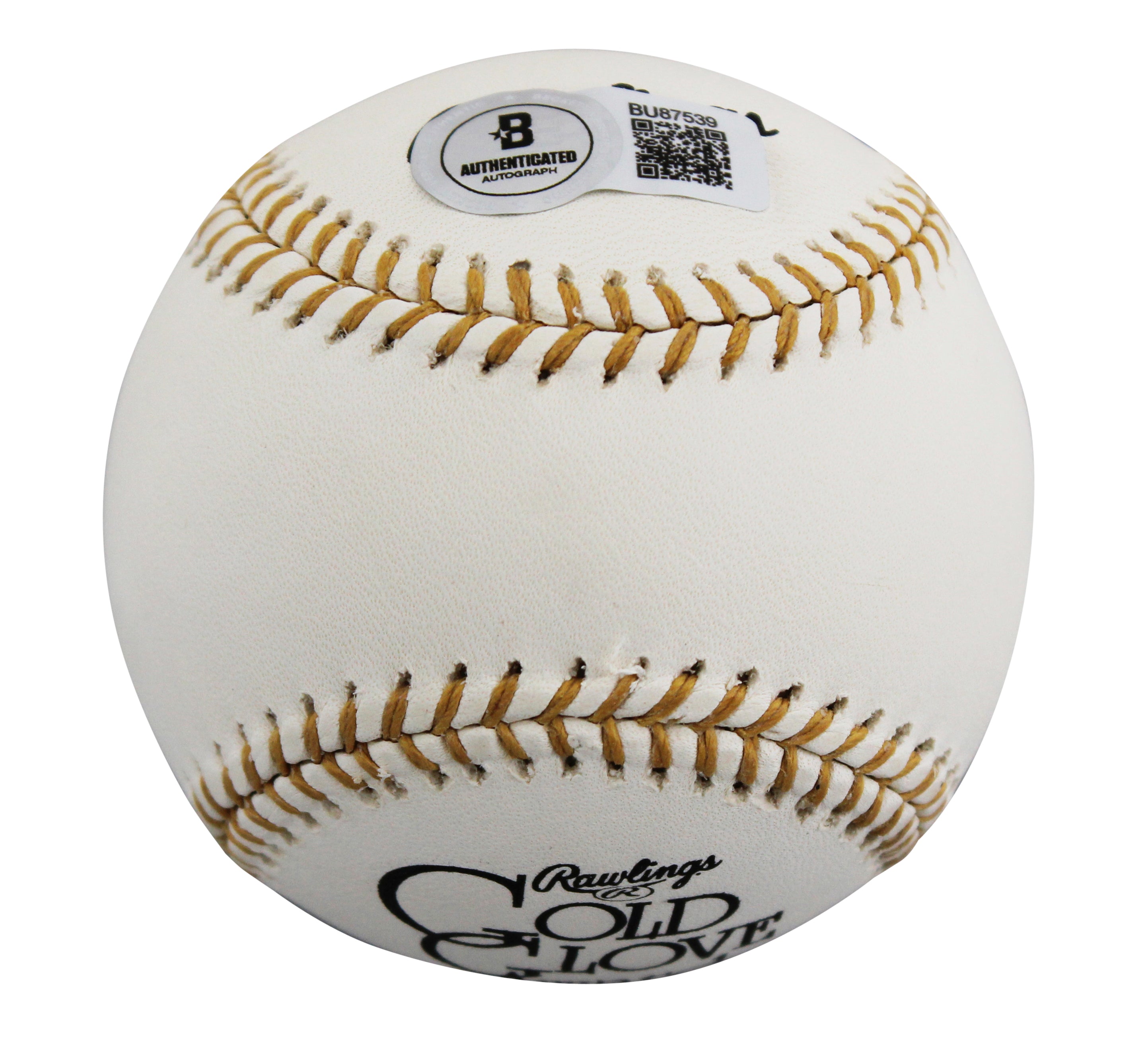 Tigers Lou Whitaker Signed Rawlings Gold Glove Logo OML Baseball BAS #BU87539