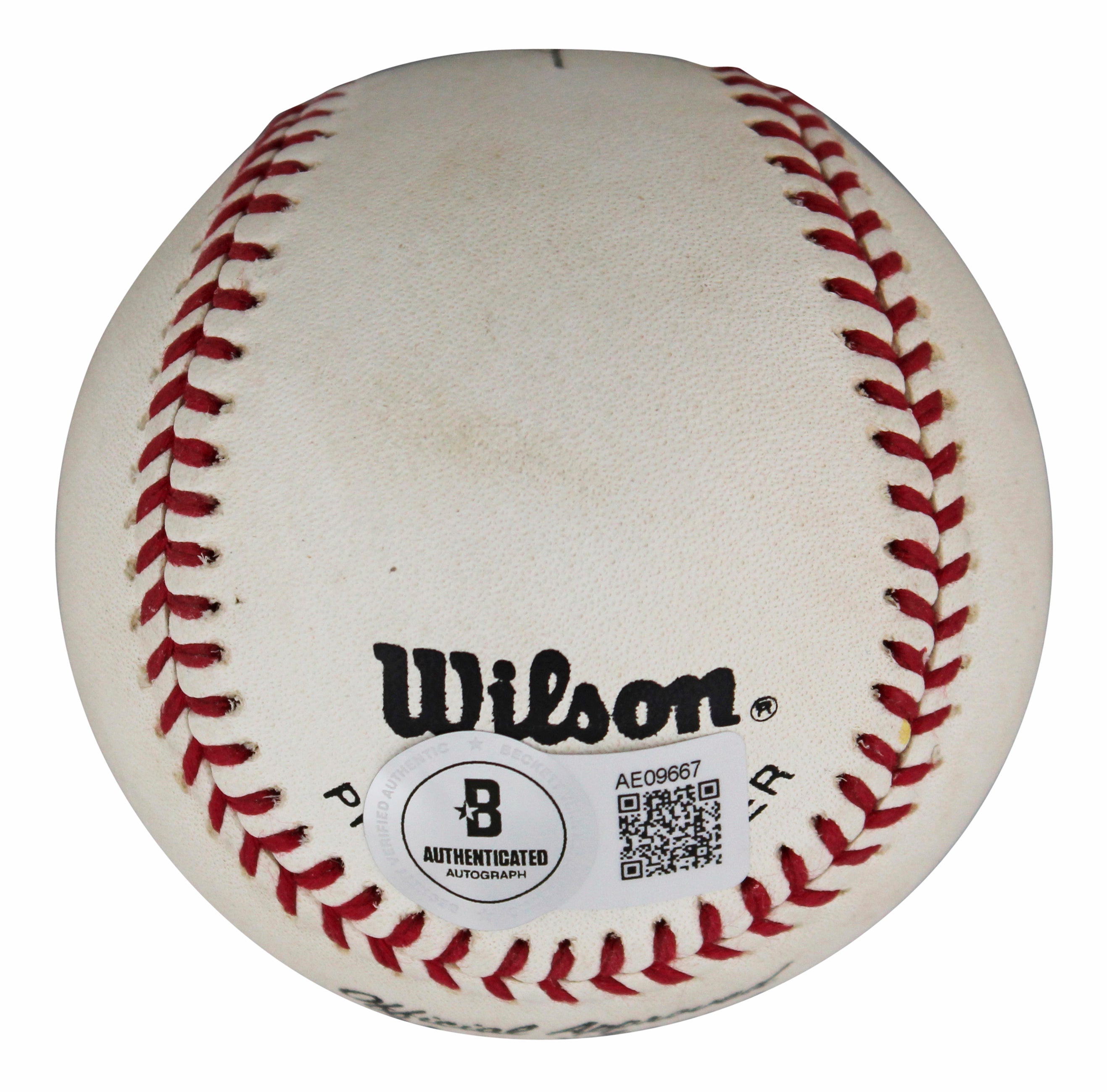 Giants Willie Mays Authentic Signed Wilson Baseball BAS #AE09667