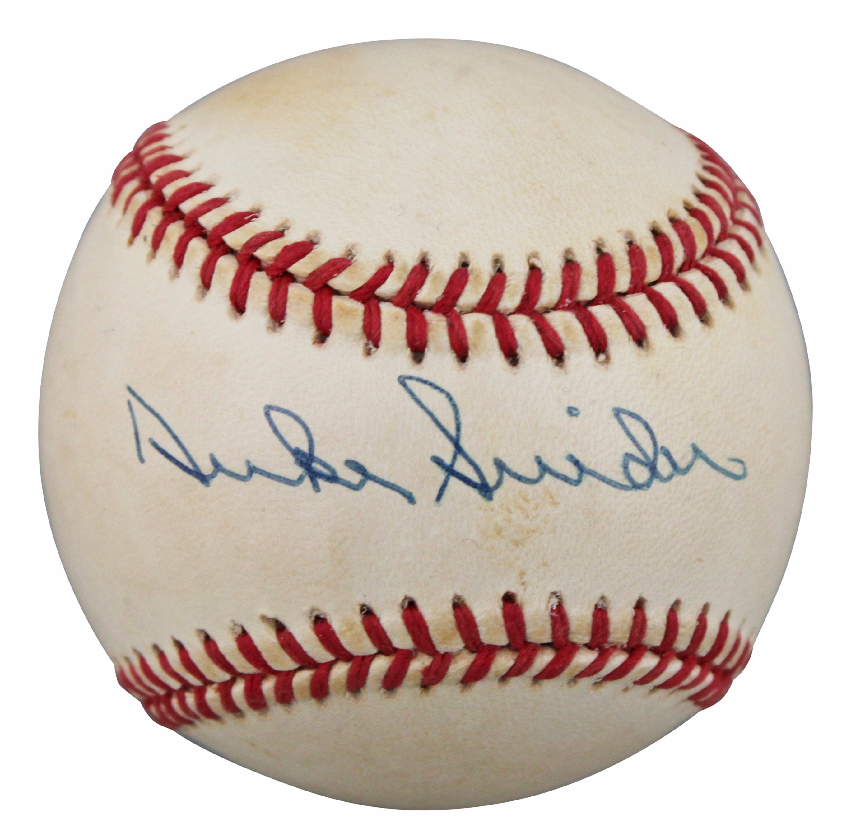 Dodgers Duke Snider Authentic Signed William White Baseball ONL BAS #BN73288