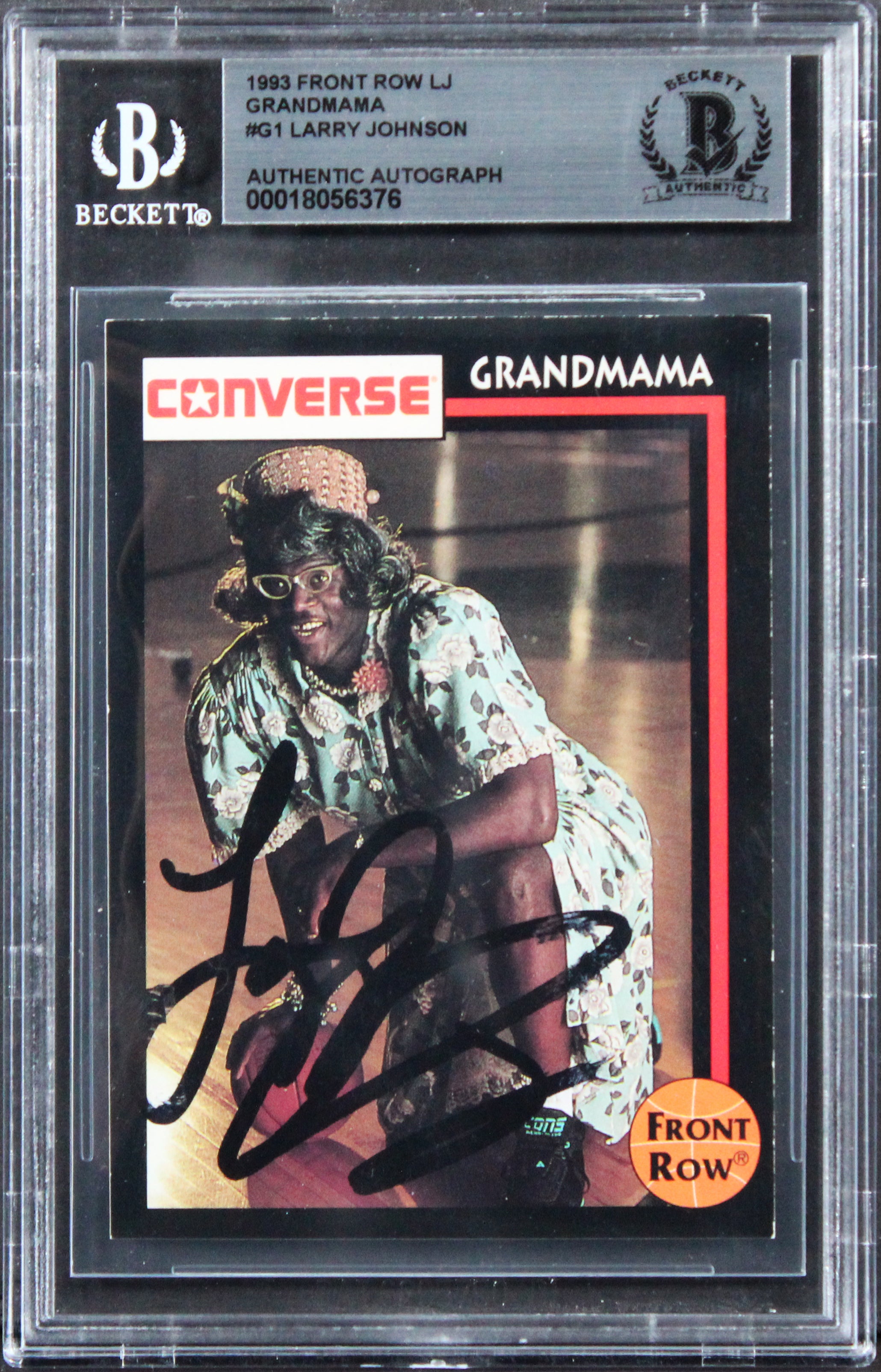 LL Cool J Authentic Signed 1993 Front Row LJ Grandmama #G1 Card BAS Slabbed