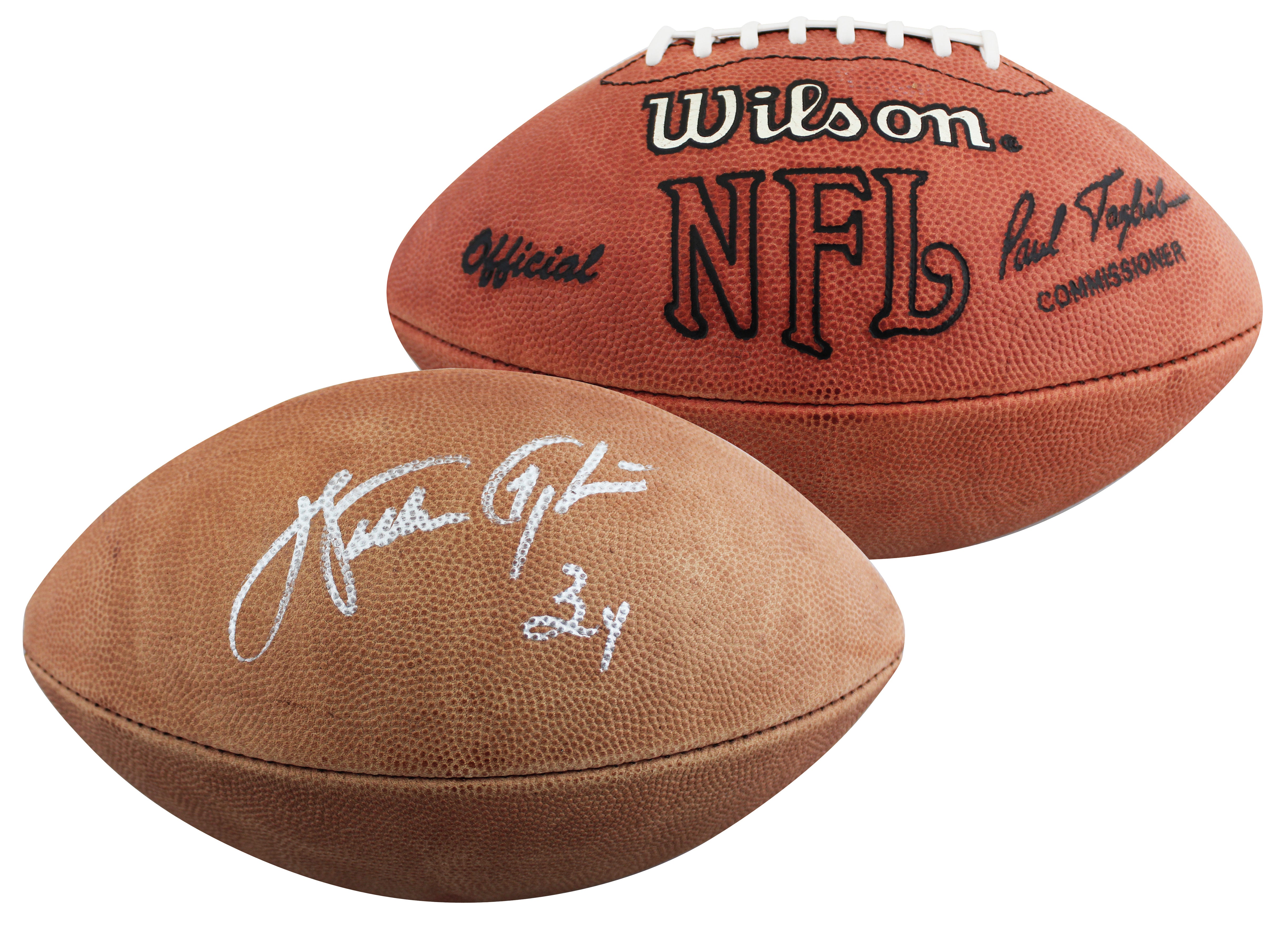 Bears Walter Payton Authentic Signed Official Wilson Nfl Football BAS #AE64781
