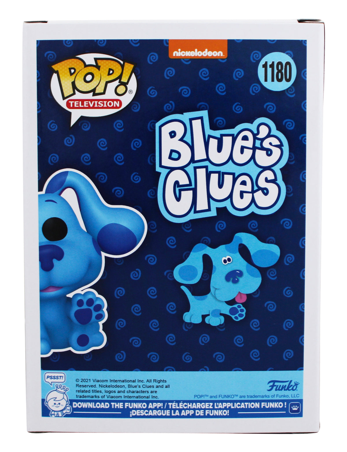 Steve Burns Blue's Clues Signed Blue #1180 Funko Pop Vinyl Figure BAS #BS35831