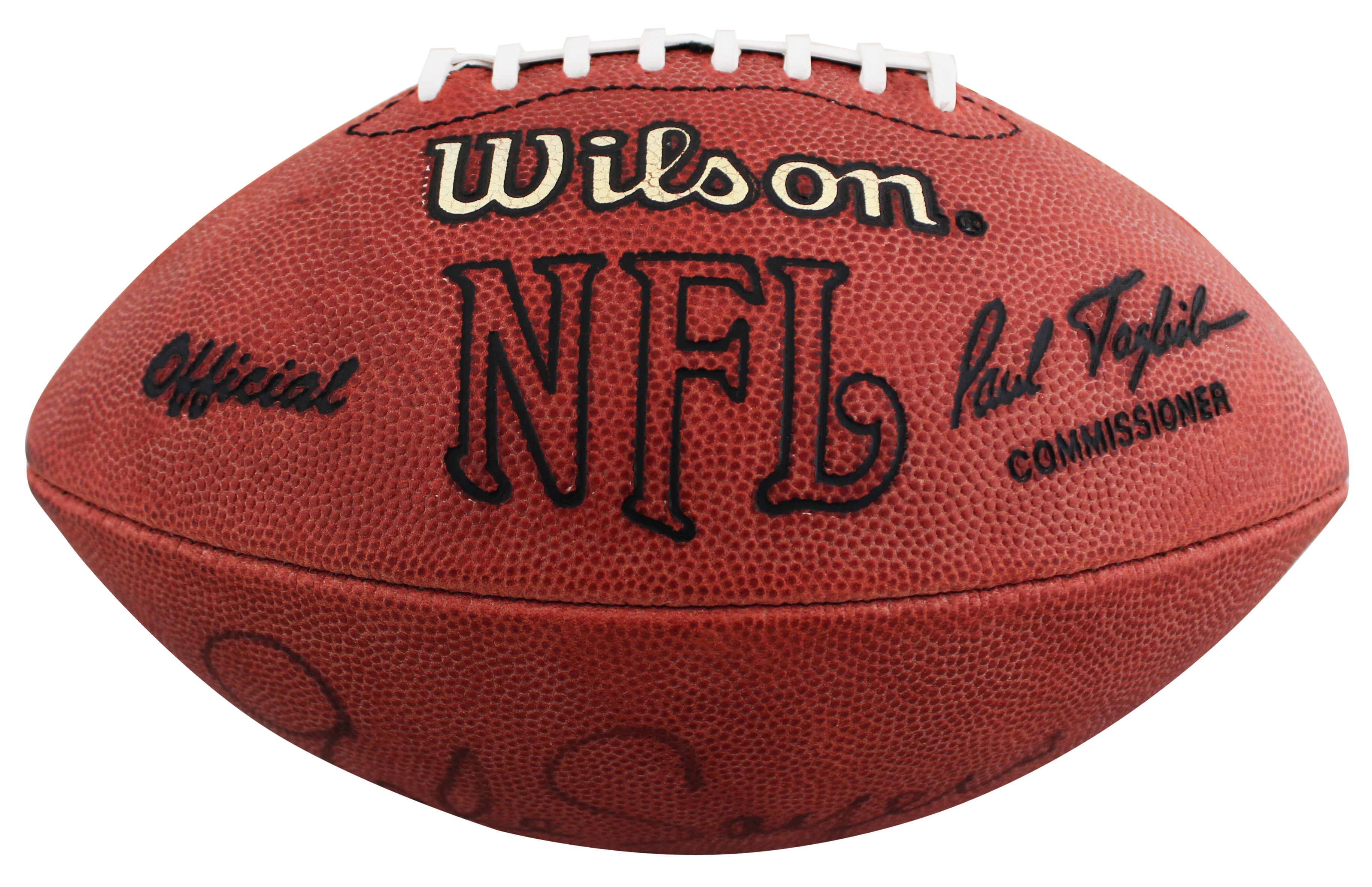 Bears Gale Sayers Authentic Signed Wilson Official Nfl Football BAS #BW89037
