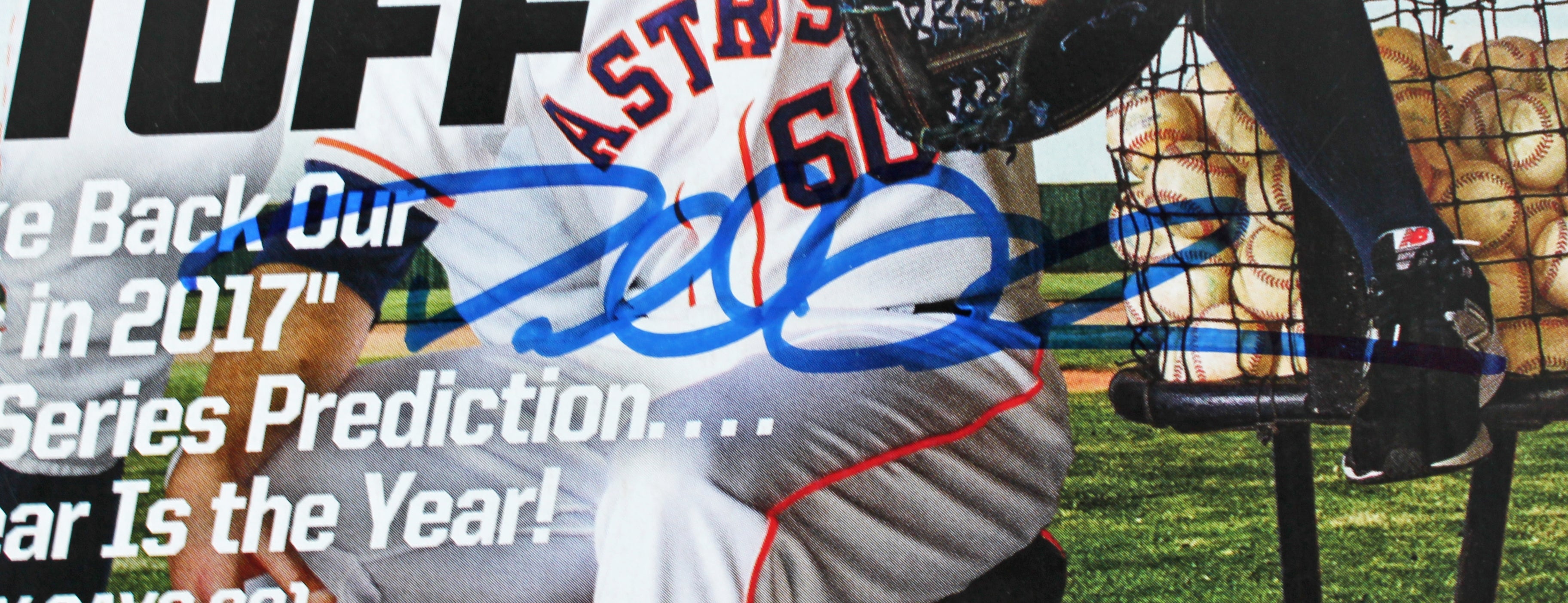 Astros (3) Correa,  Keuchel & Altuve Signed 2016 Sports Illustrated Magazine BAS