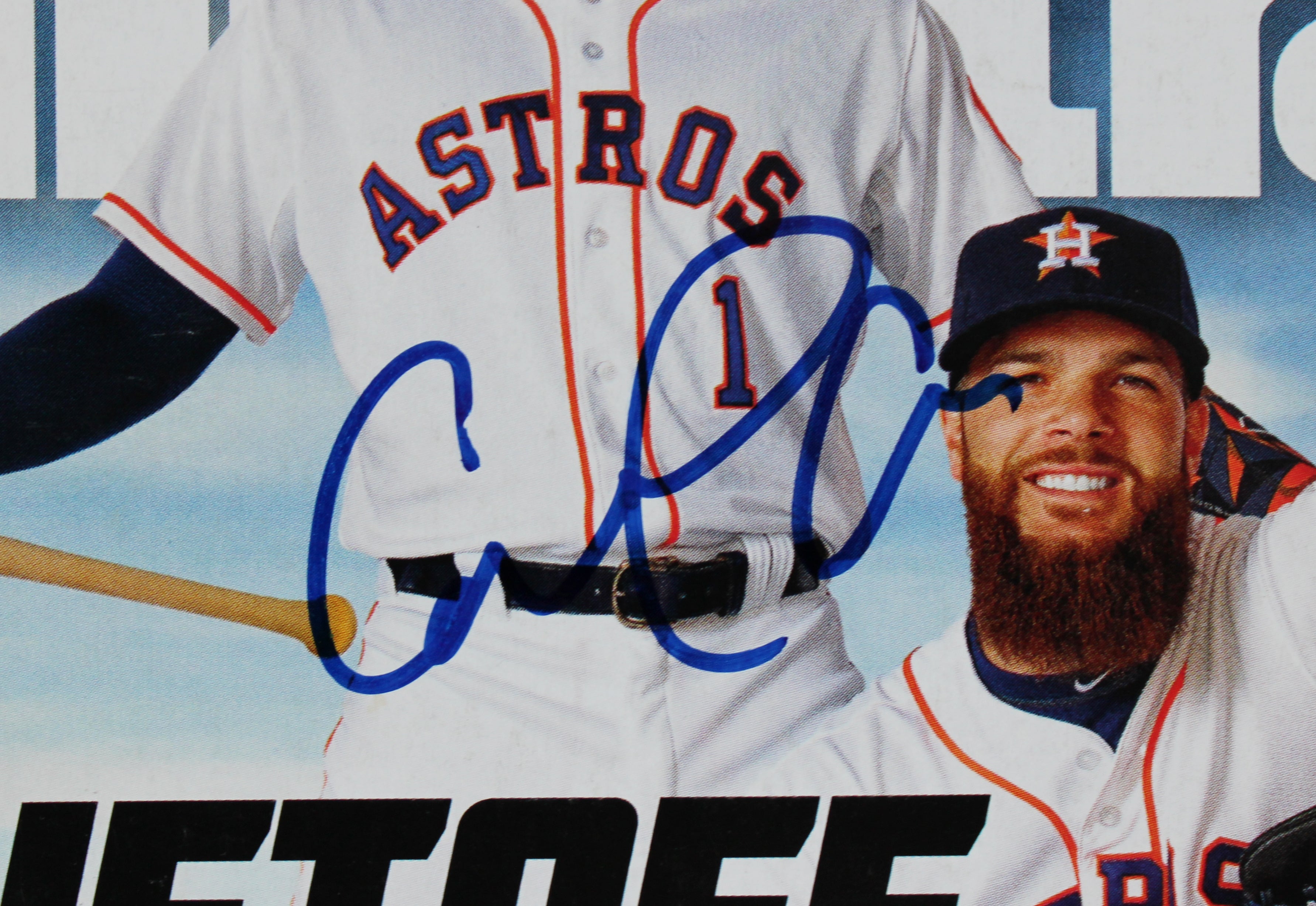 Astros (3) Correa,  Keuchel & Altuve Signed 2016 Sports Illustrated Magazine BAS