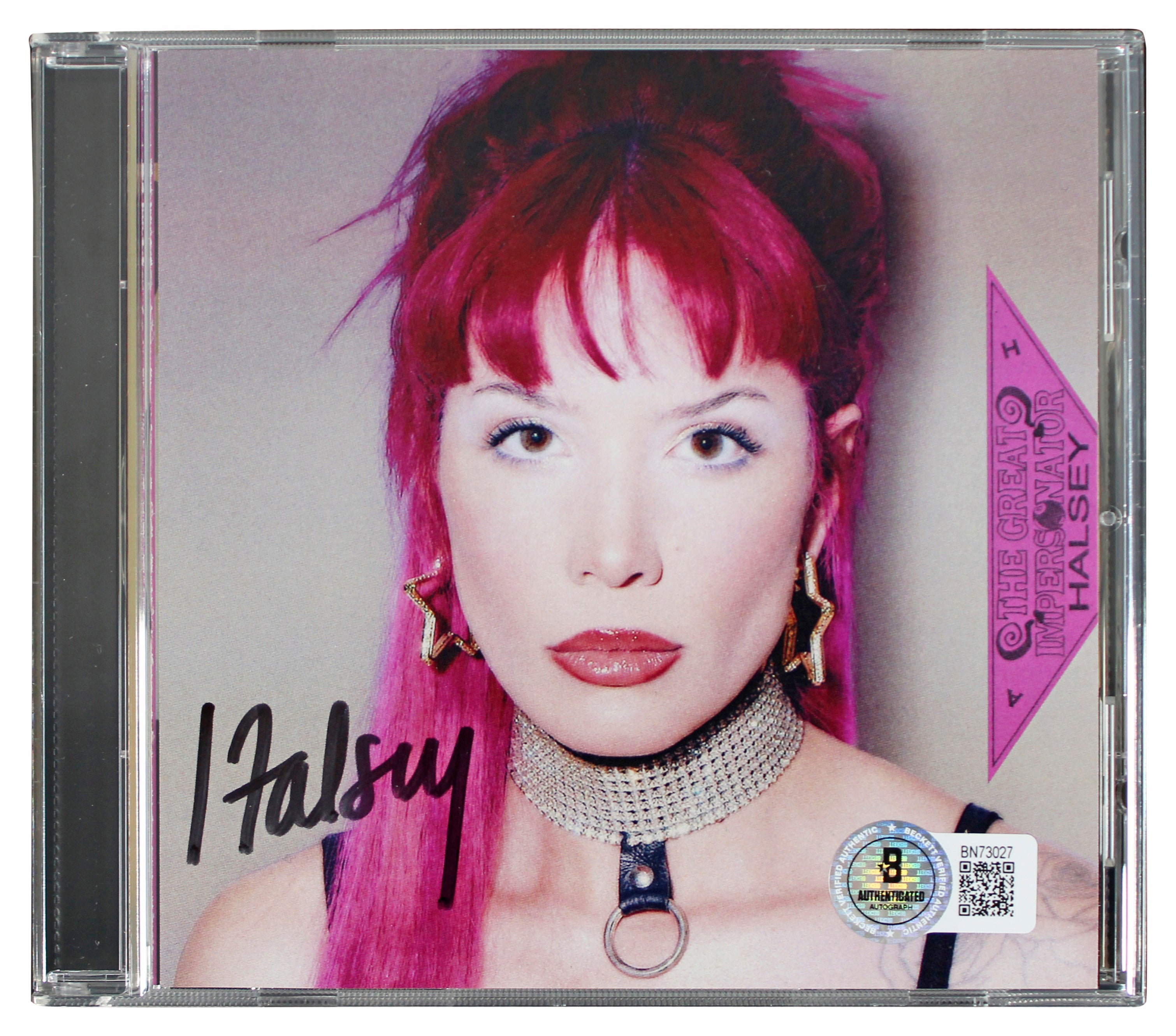 Halsey Authentic Signed The Great Impersonator CD Insert w/ Disk Autographed BAS