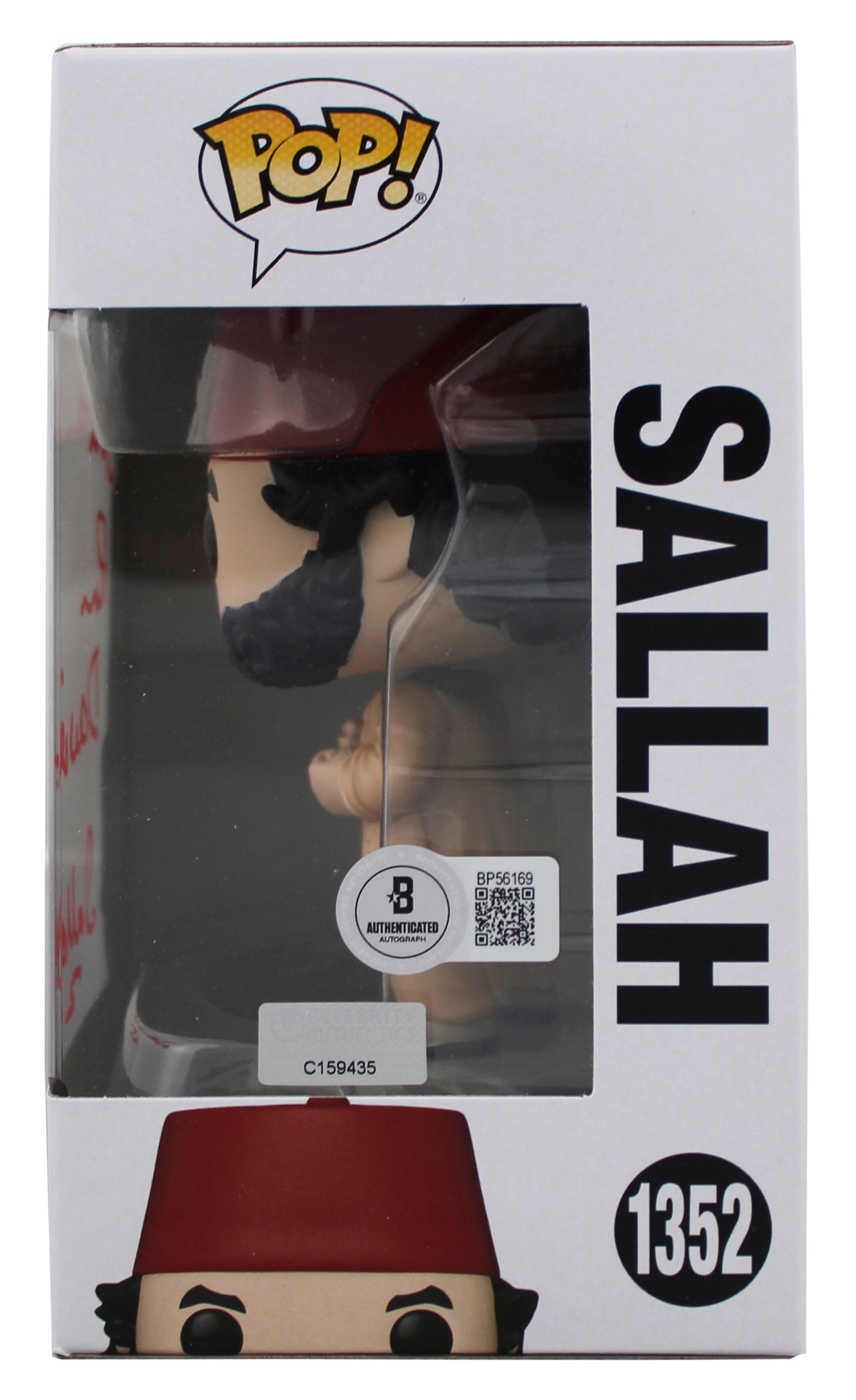 John Rhys-Davies Indiana Jones "Sallah" Signed #1352 Funko Pop Figure BAS 1