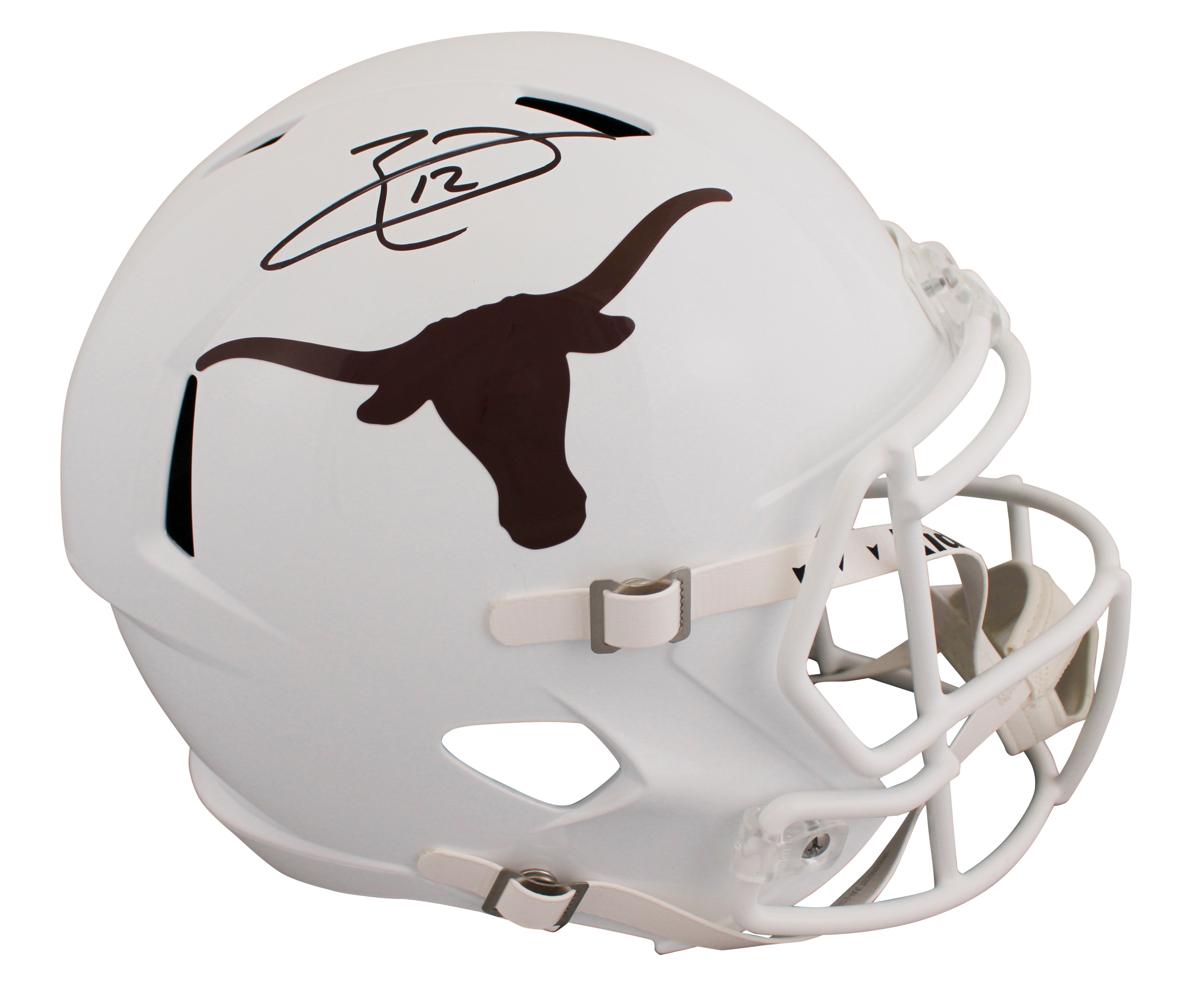 Texas Earl Thomas Authentic Signed Full Size Speed Rep Helmet BAS Witnessed