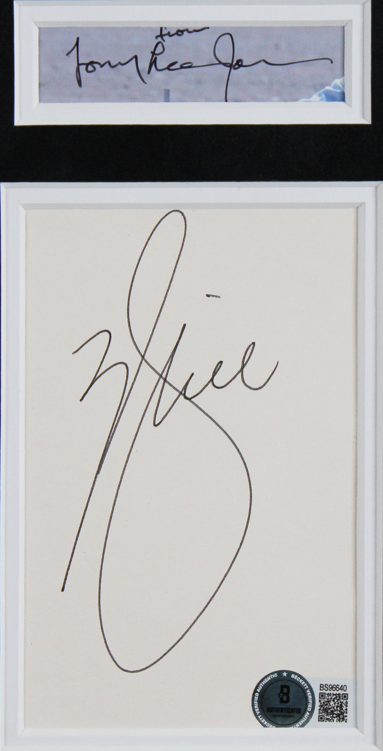 Will Smith & Tommy Lee Jones Men In Black Signed Framed Display BAS #BS96640