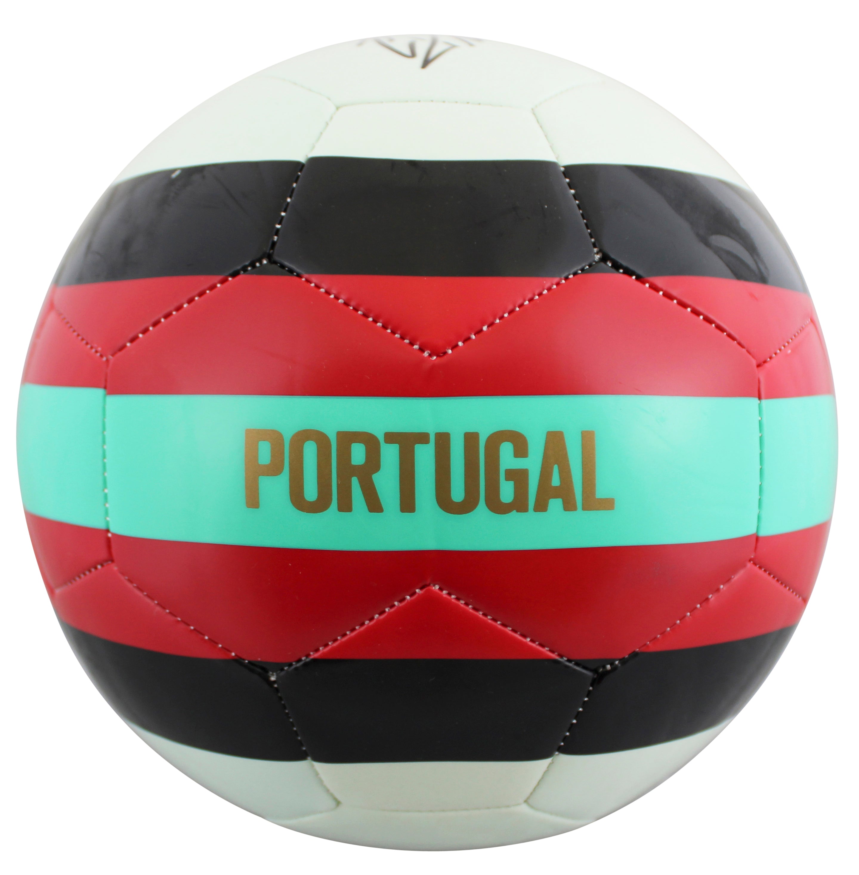 Cristiano Ronaldo 2x Signed Size 5 Portugal Soccer Ball BAS Witnessed #W001764