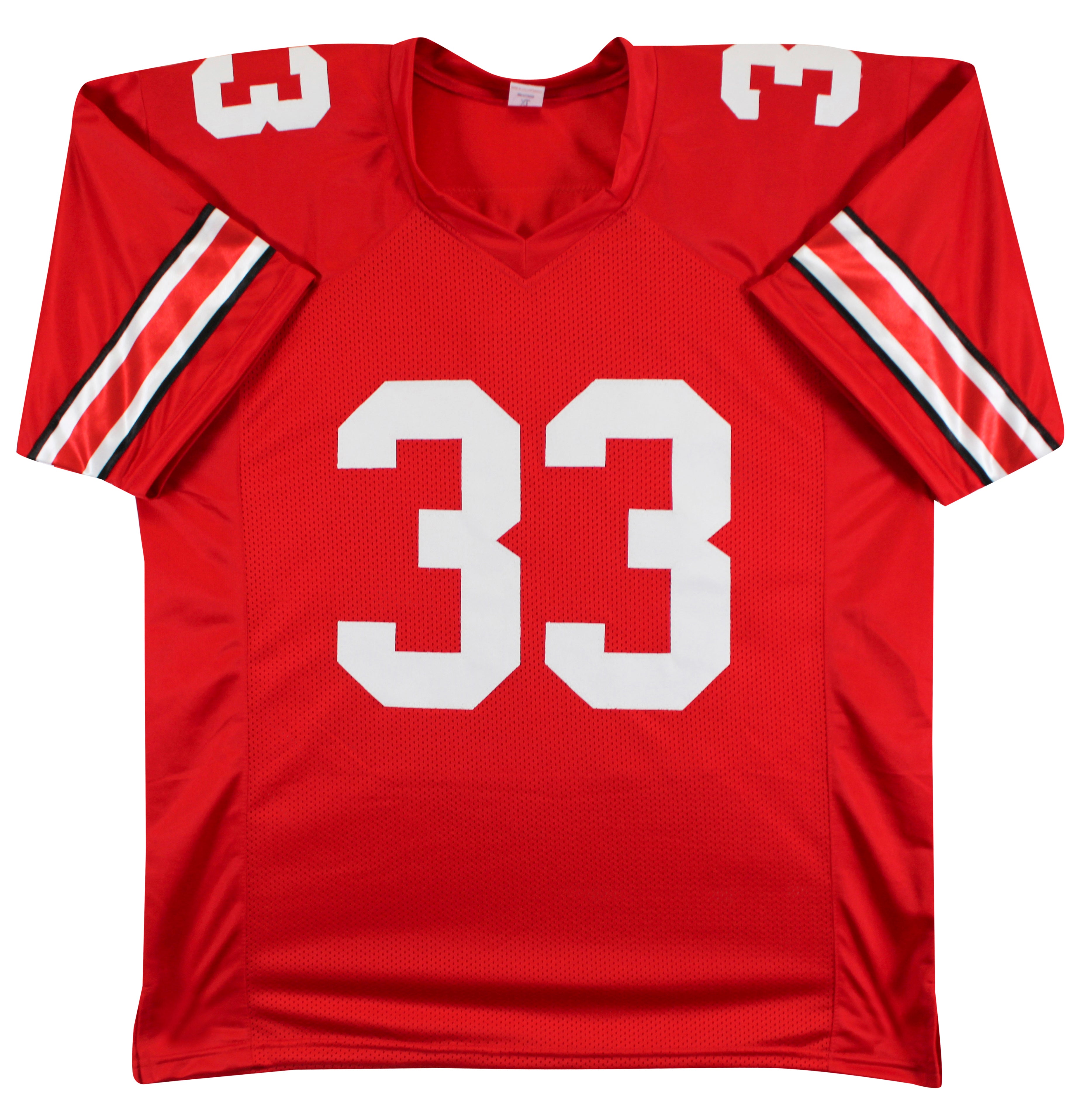 Ohio State Jack Sawyer Authentic Signed Red Pro Style Jersey Autographed BAS 2