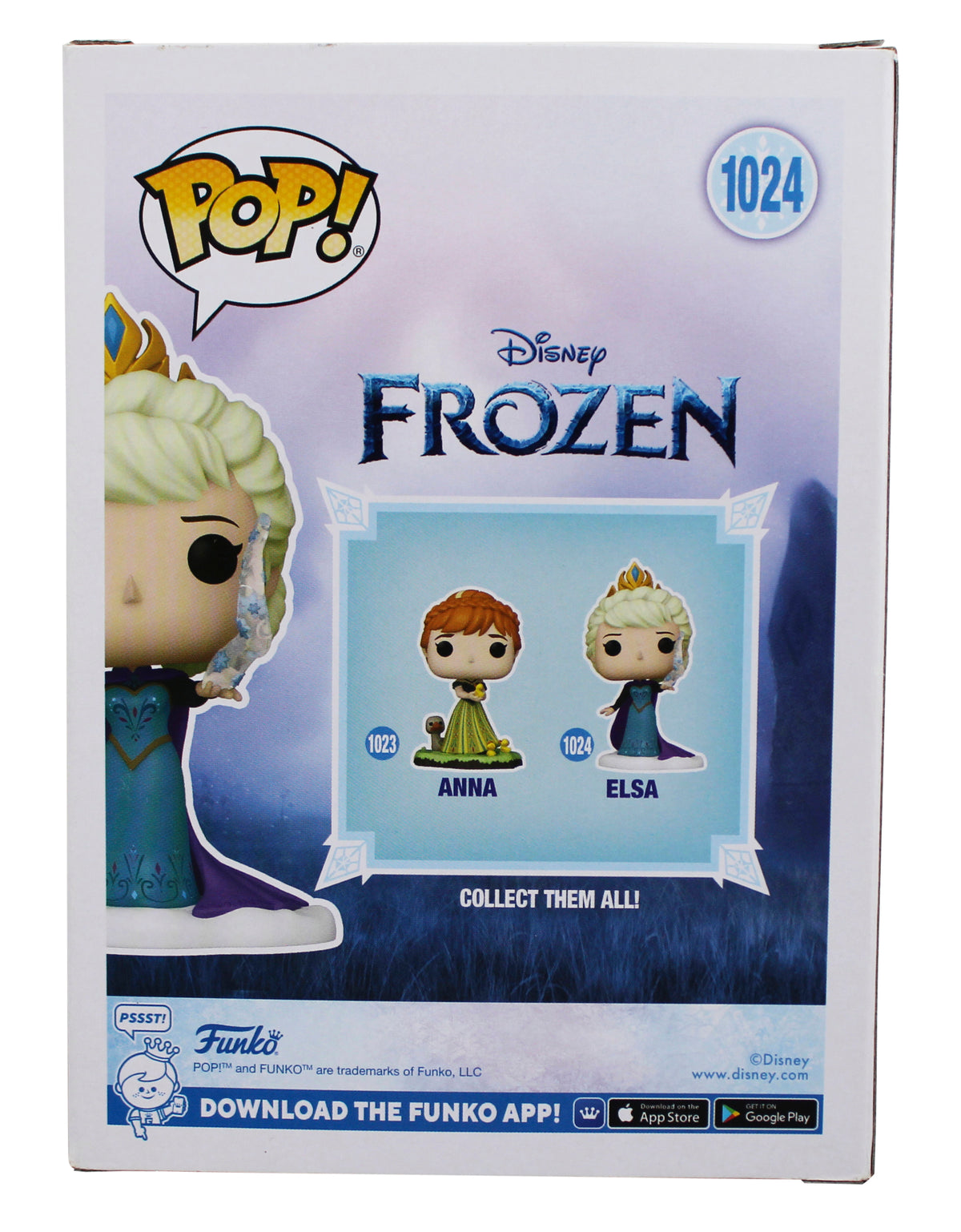 Idina Menzel Frozen Authentic Signed Elsa #1024 Funko Pop Vinyl Figure BAS