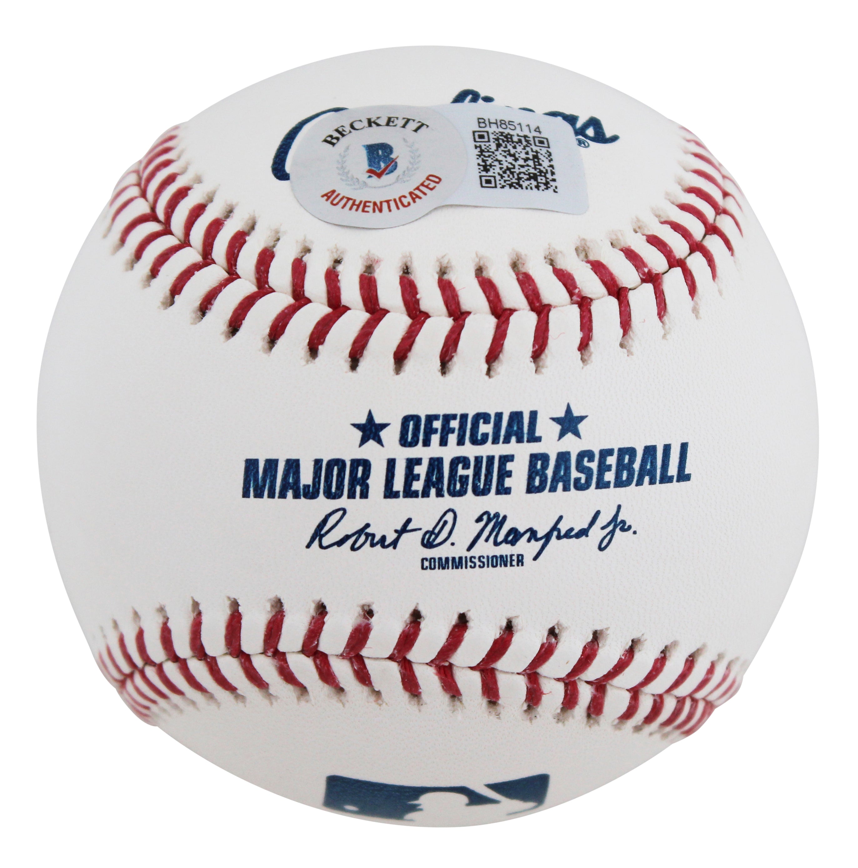 White Sox Yoan Moncada Authentic Signed Robert Manfred Oml Baseball BAS #BH85114