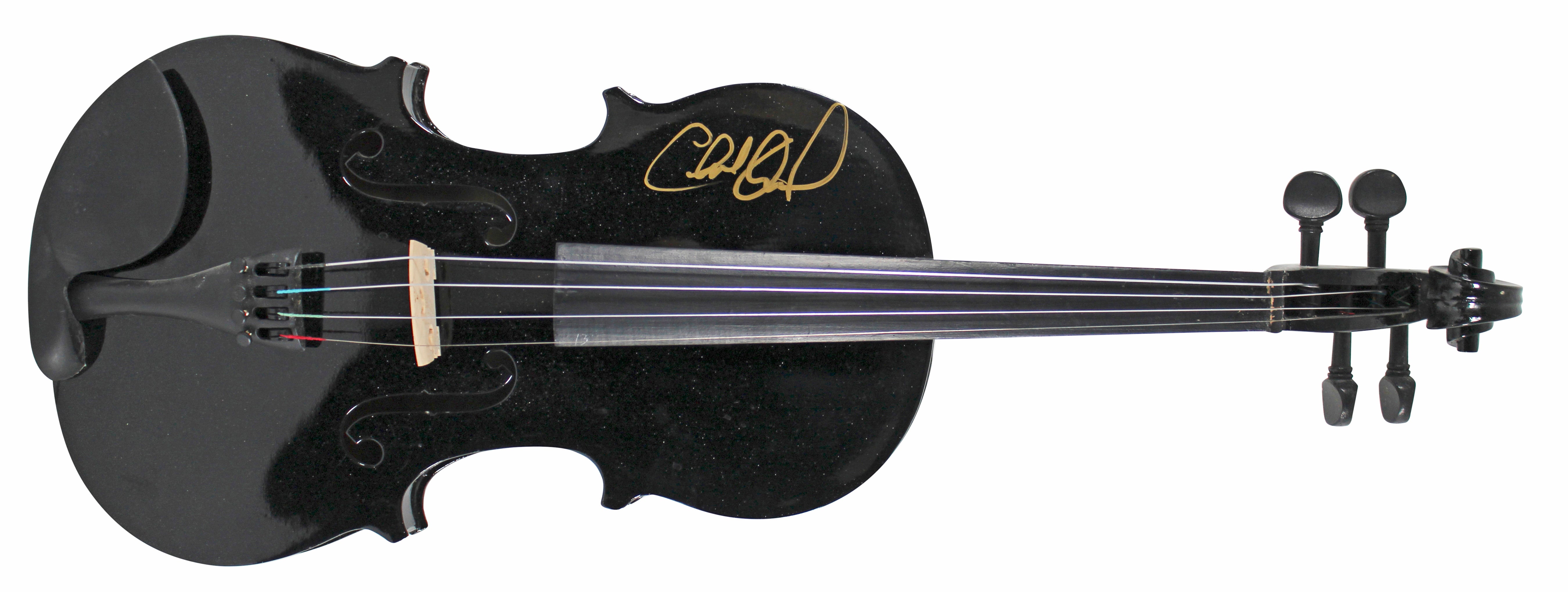Charlie Daniels Devil Went Down To Georgia Authentic Signed Fiddle JSA #YY65469