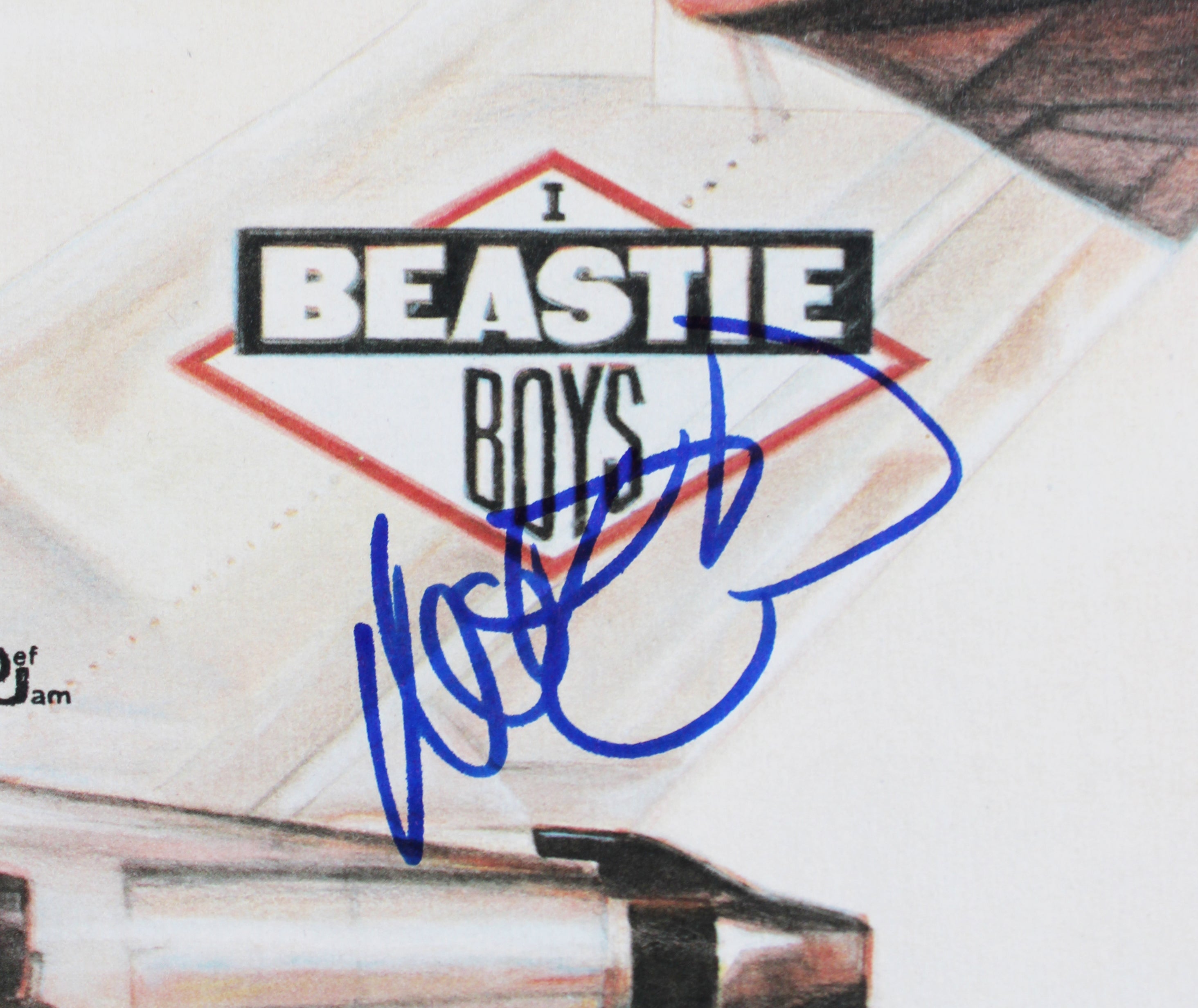 Mike D The Beastie Boys Signed Licensed to Ill Album Cover W/ Vinyl JSA #AV42708