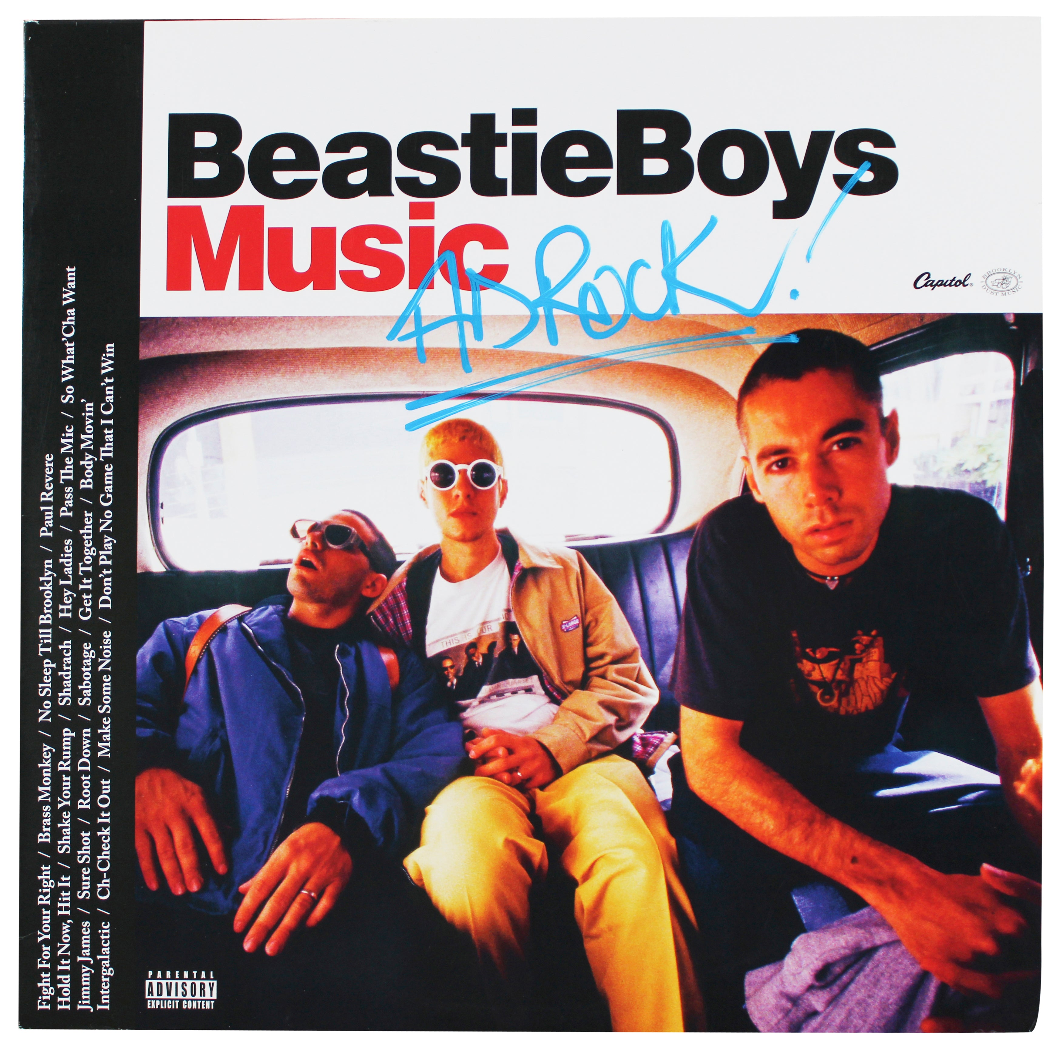 Ad-Rock The Beastie Boys Signed Beastie Boys Music Album Cover BAS #BN57709