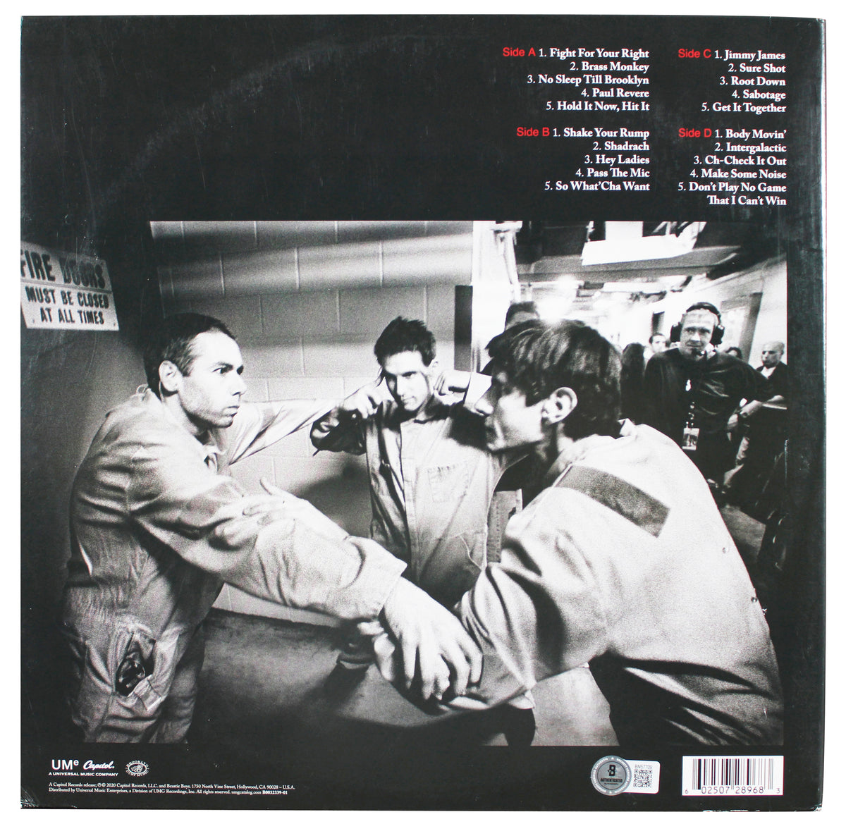 Ad-Rock The Beastie Boys Signed Beastie Boys Music Album Cover BAS #BN57709