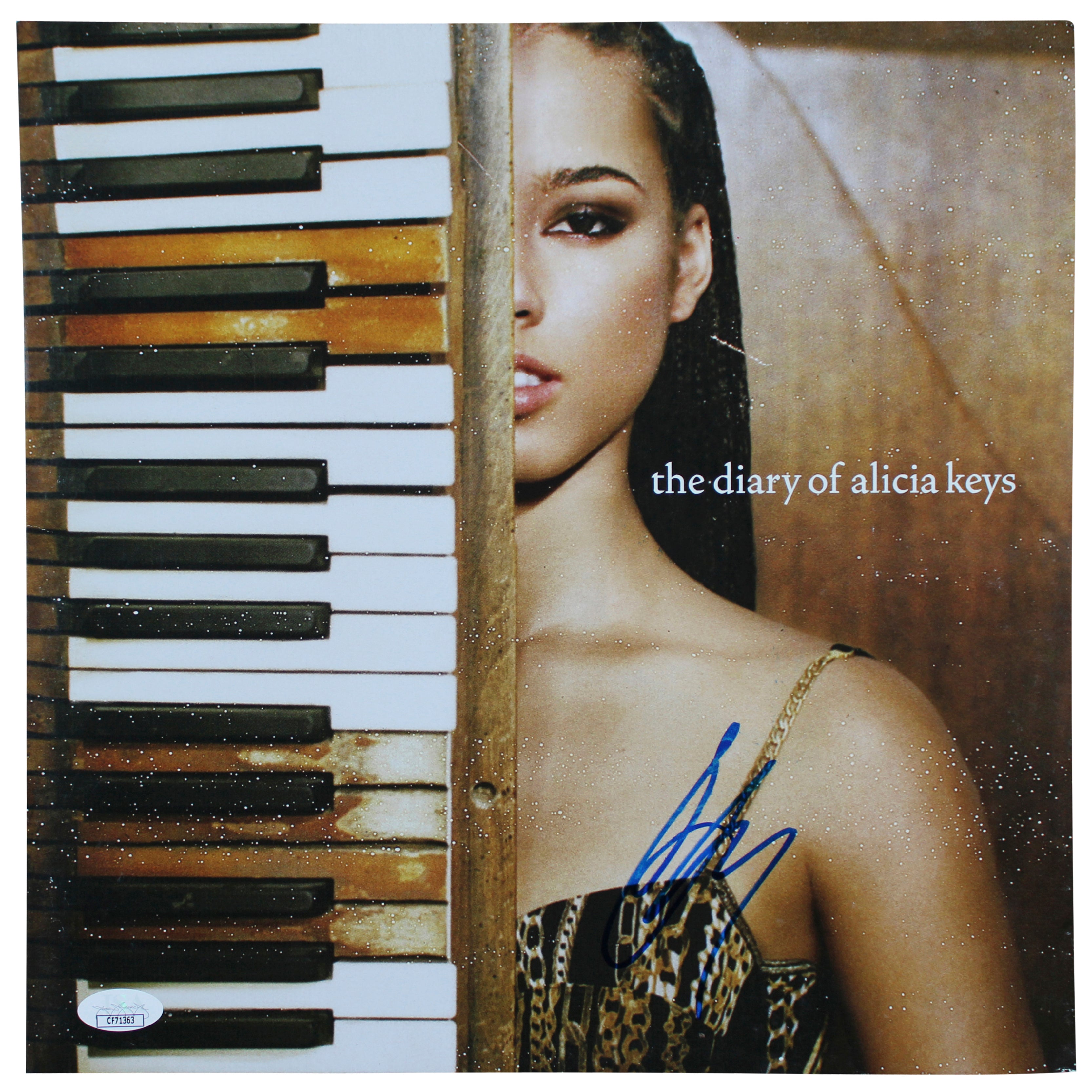Alica Keys Authentic Signed the diary of alicia keys Album Cover JSA #CF71363