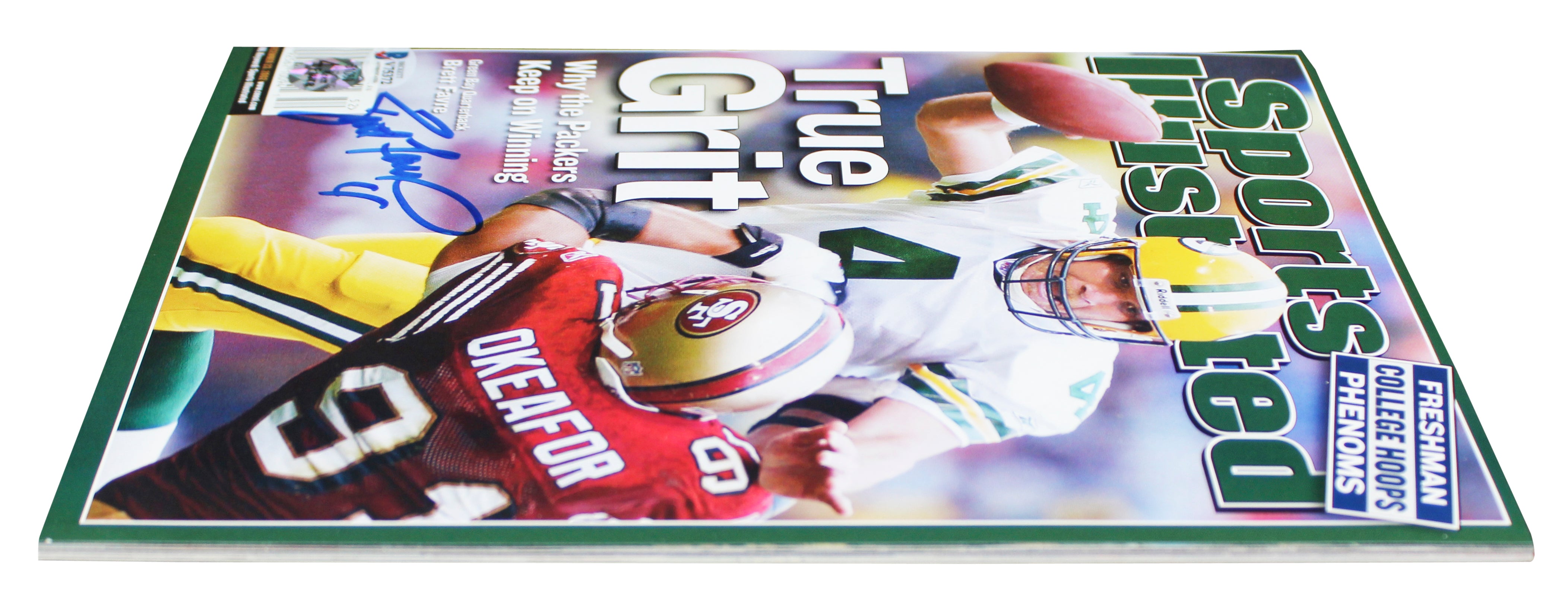 Packers Brett Favre Authentic Signed '02 Sports Illustrated Magazine BAS #V75372