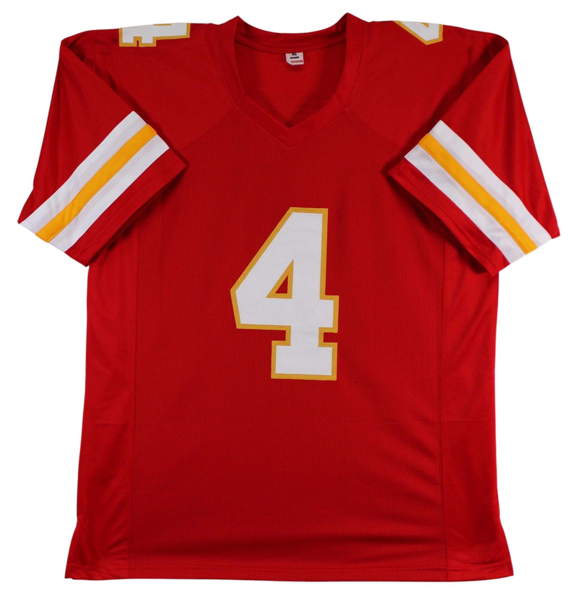 Rashee Rice Authentic Signed Red Pro Style Jersey Autographed BAS