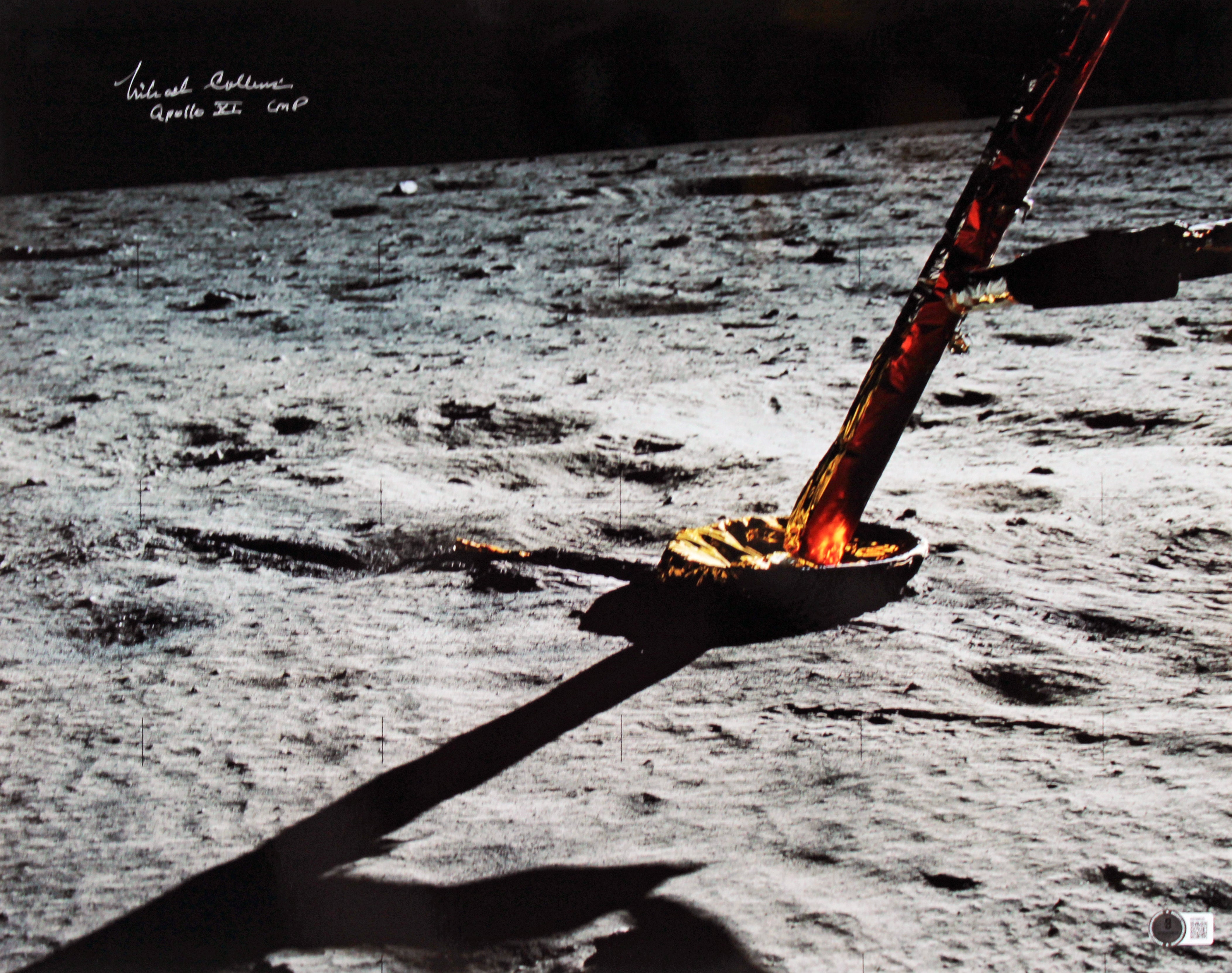 Michael Collins"Apollo XI CMD" Authentic Signed 16x20 Photo BAS #AE09635