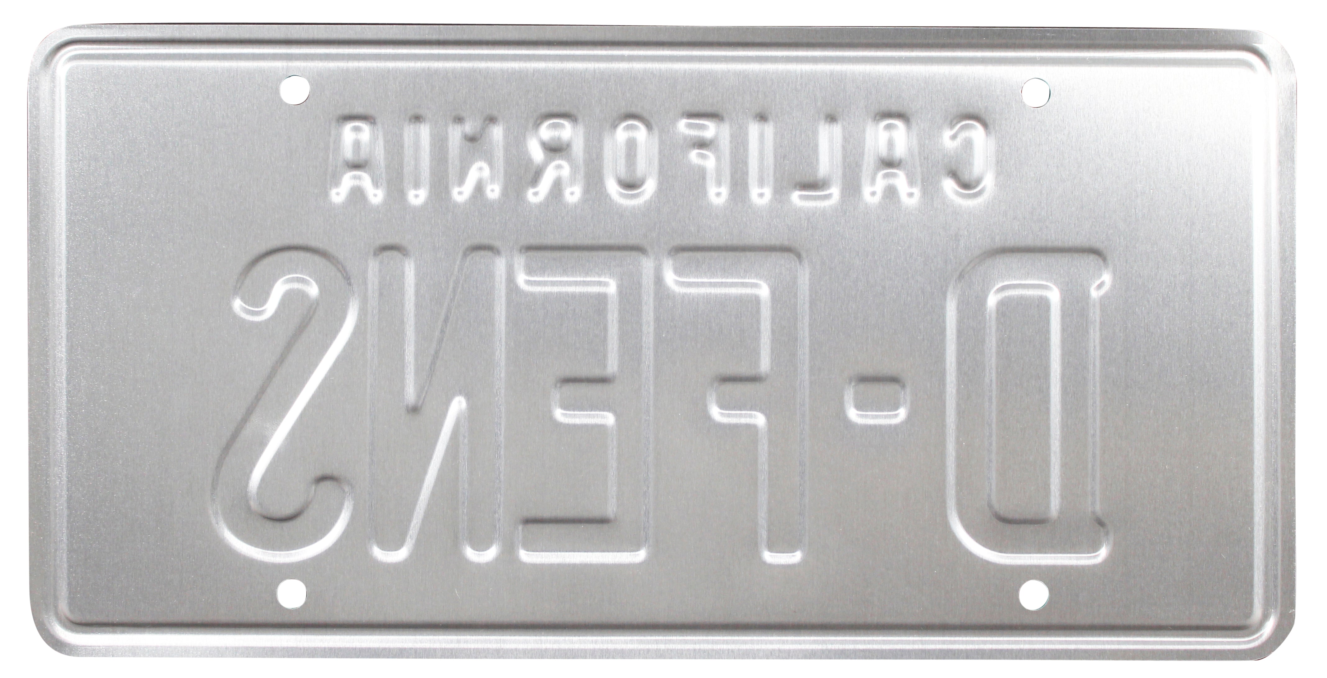 Michael Douglas Falling Down Authentic Signed D-Fens License Plate BAS Witnessed