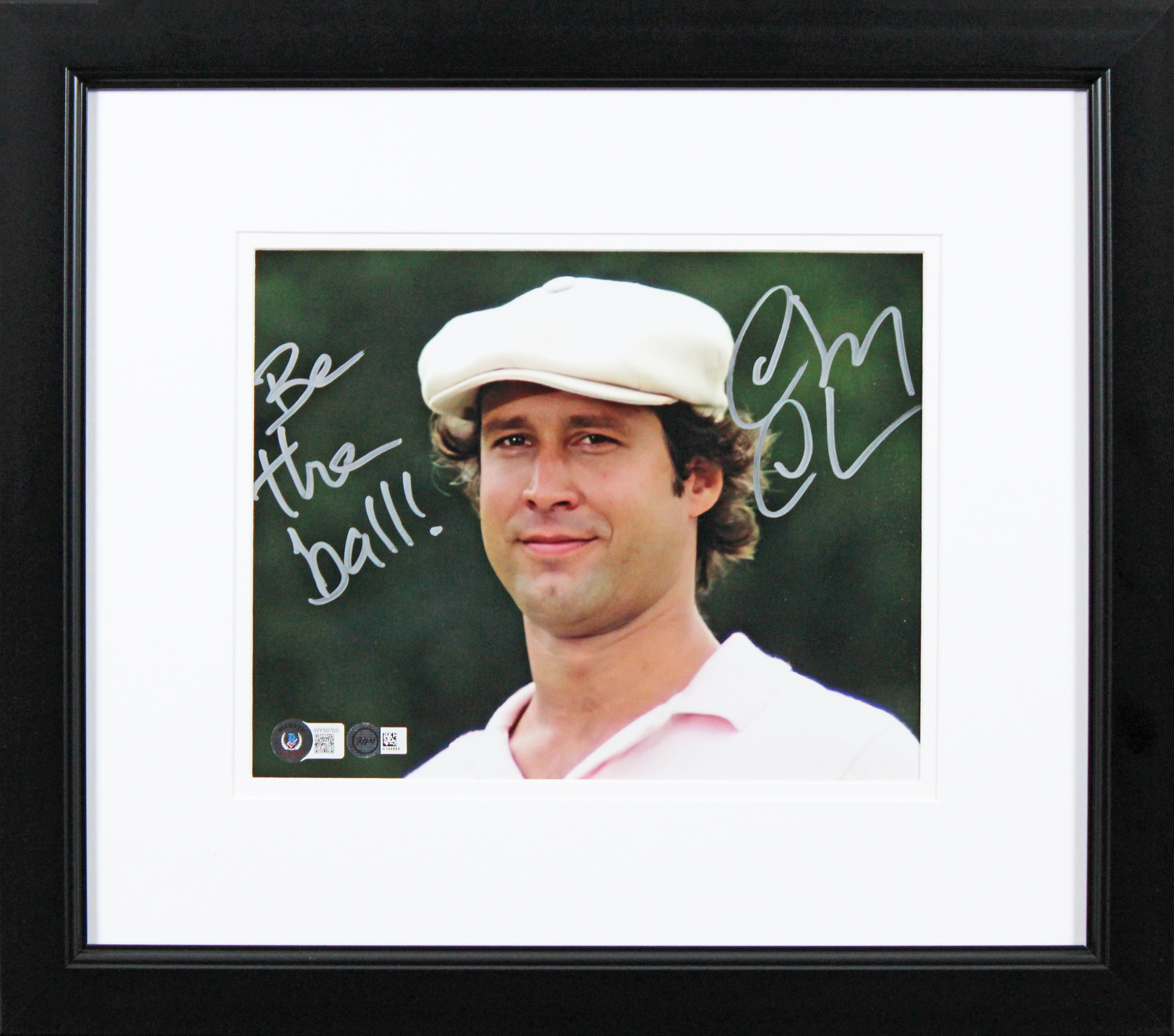 Chevy Chase Caddyshack "Be the Ball!" Signed 8x10 Framed Photo BAS Wit #WY99769