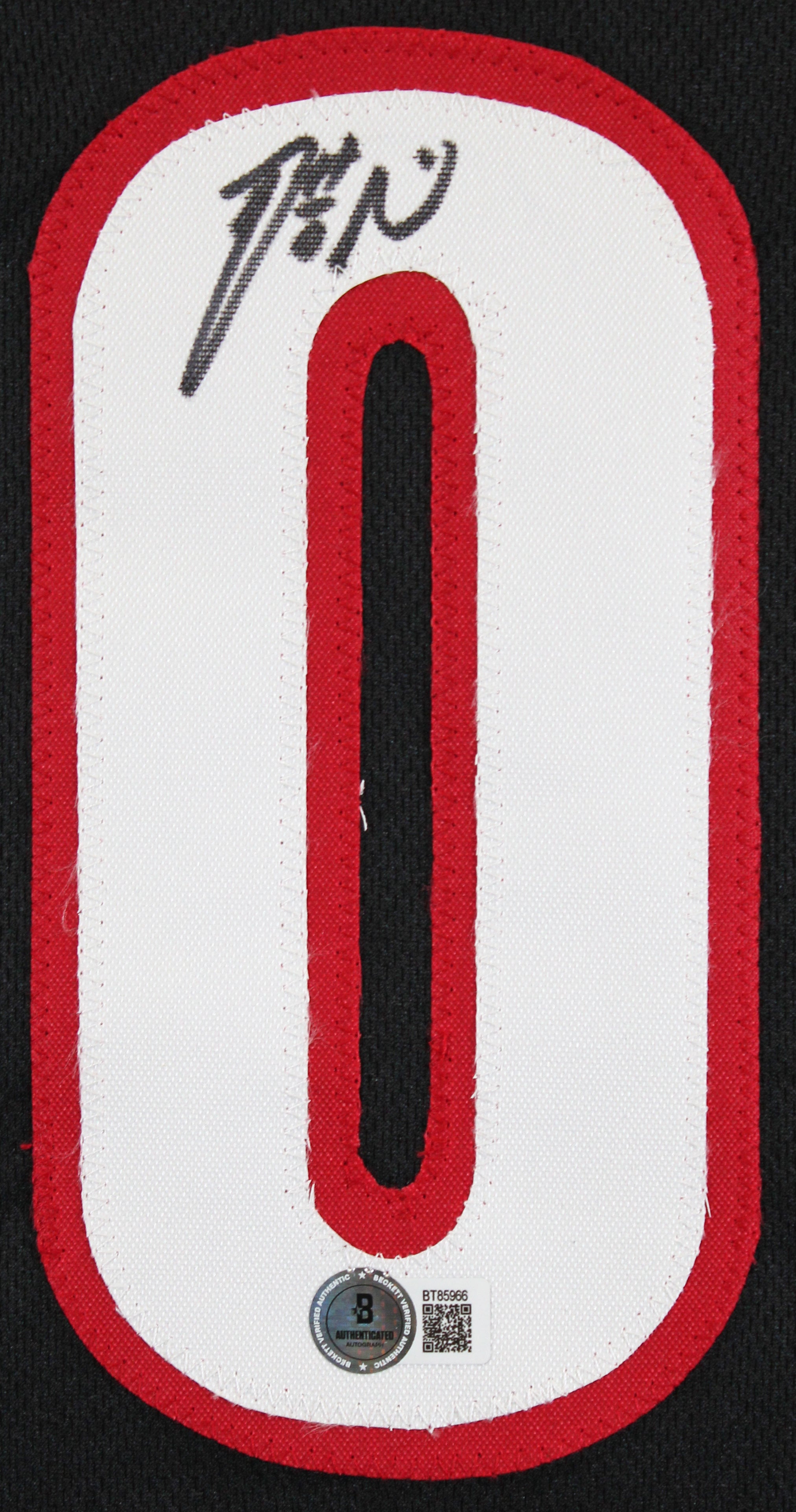 Damian Lillard Authentic Signed Black Dame Time Pro Style Framed Jersey BAS