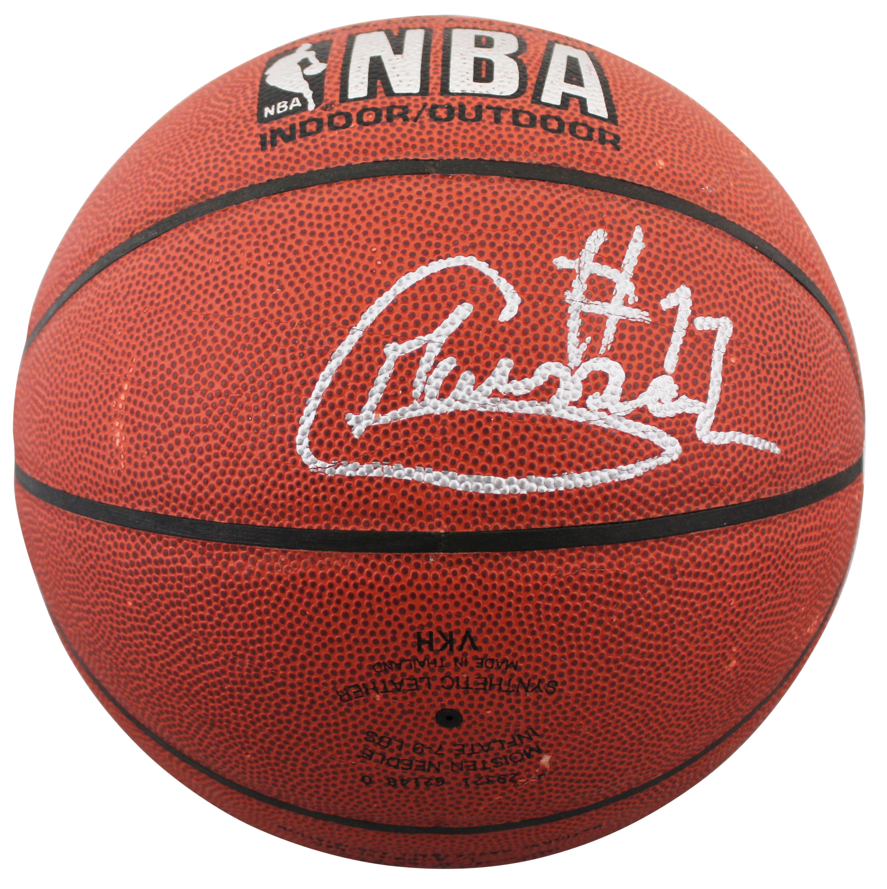 Bullets Gheorghe Muresan Authentic Signed Spalding I/O Basketball BAS #BQ45774