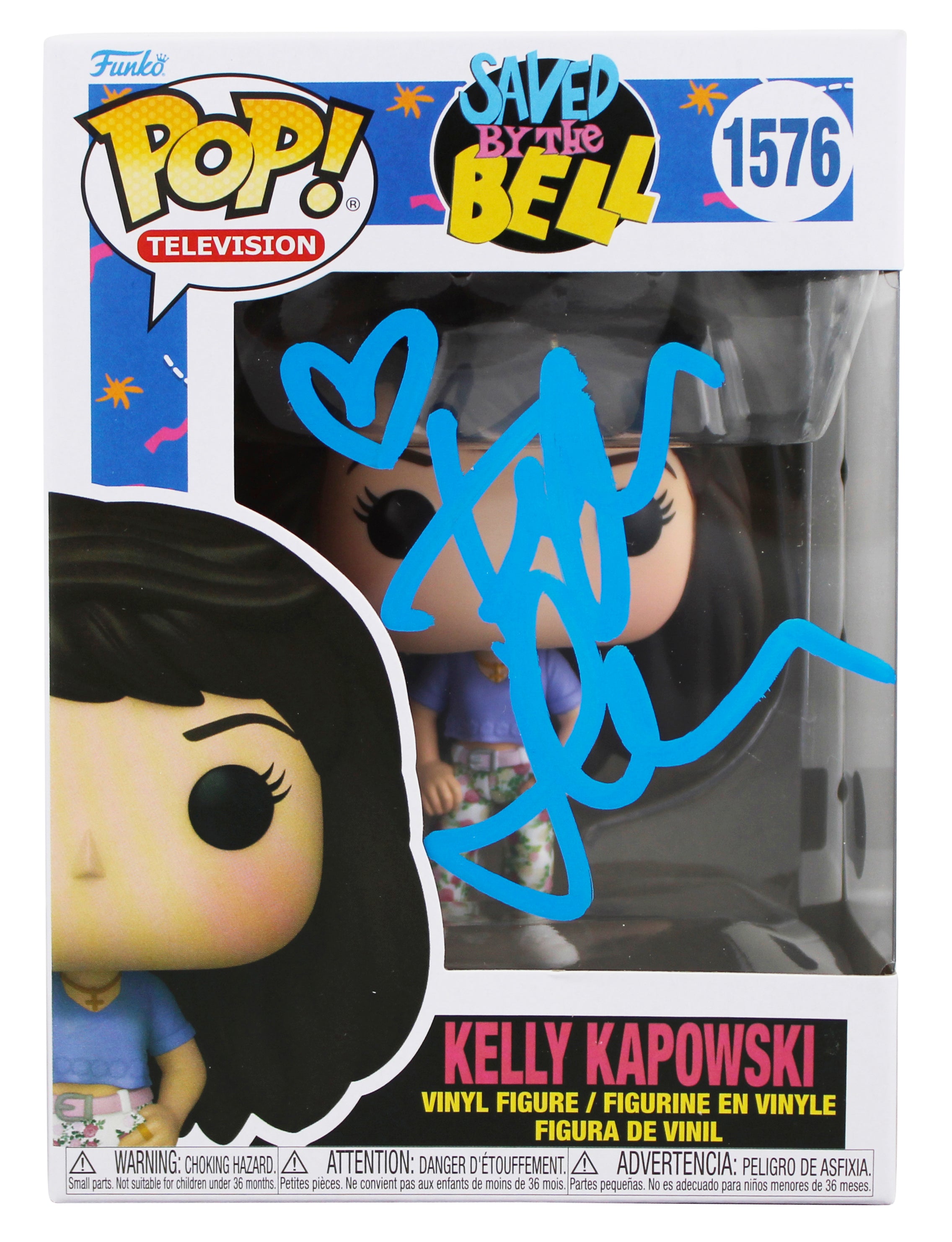 Tiffani Thiessen Saved By The Bell Signed #1576 Funko Pop Vinyl Figure BAS Wit