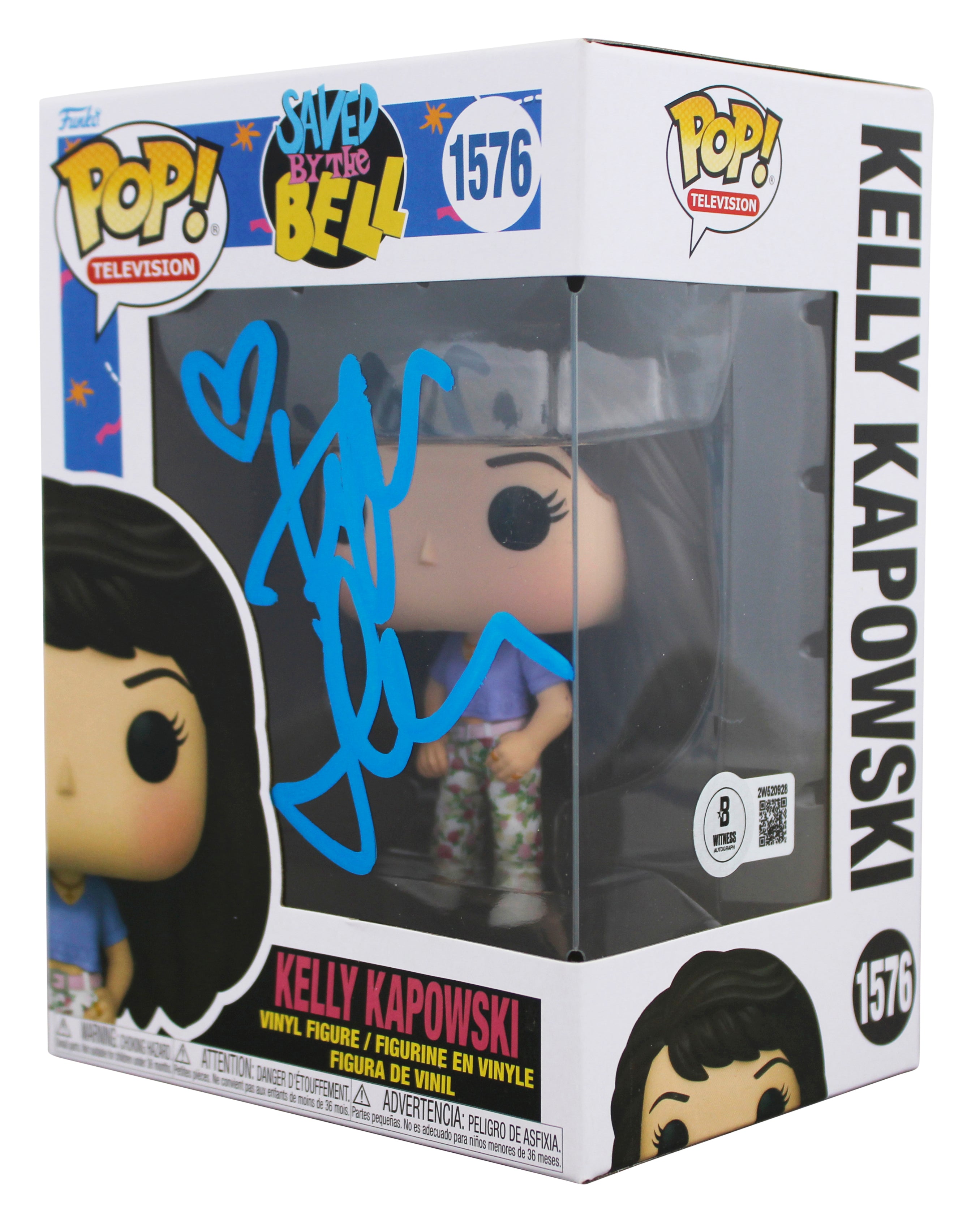 Tiffani Thiessen Saved By The Bell Signed #1576 Funko Pop Vinyl Figure BAS Wit