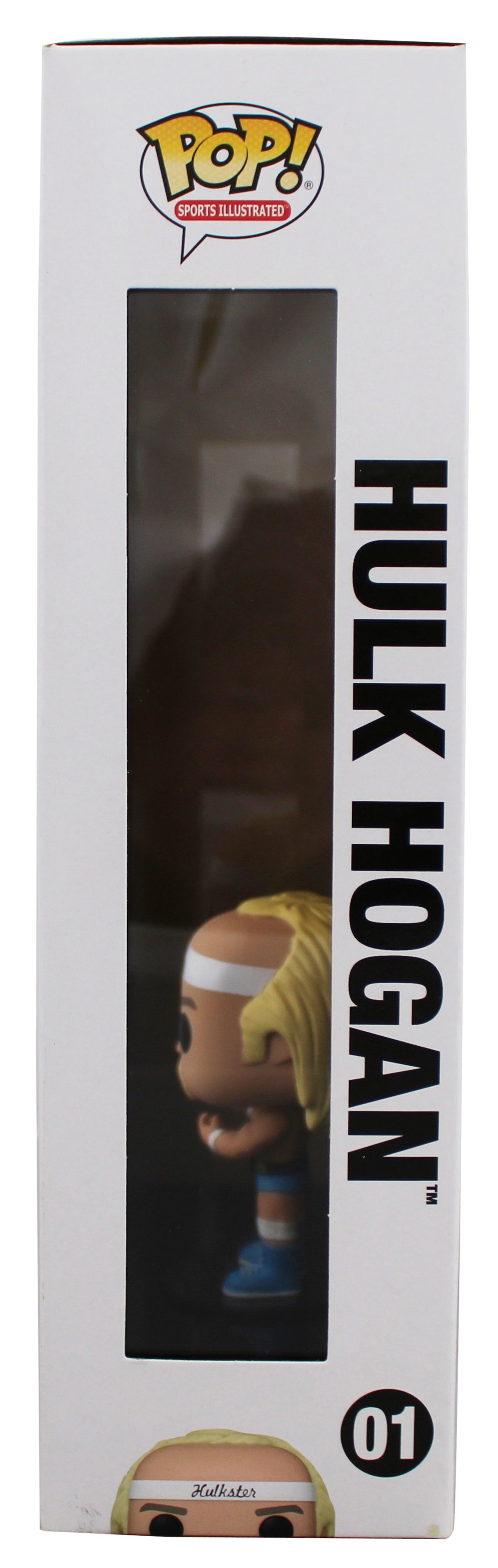 WWE Hulk Hogan Authentic Signed #01 Large Funko Pop Vinyl Figure JSA #CG10460