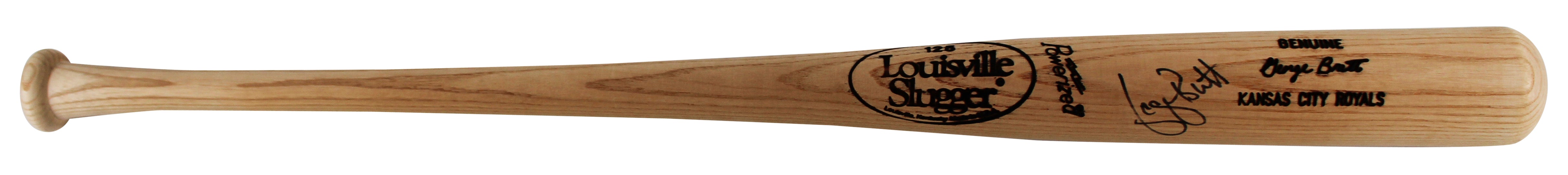 Royals George Brett Signed Louisville Slugger Player Model Bat BAS #BW88020