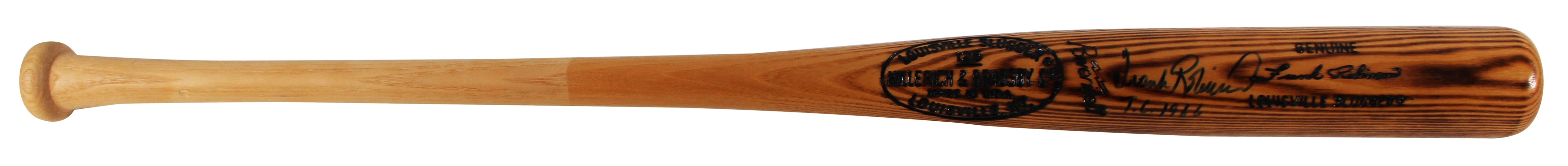 Orioles Frank Robinson "TC 1966" Signed H&B Louisville Slugger Bat UDA & BAS