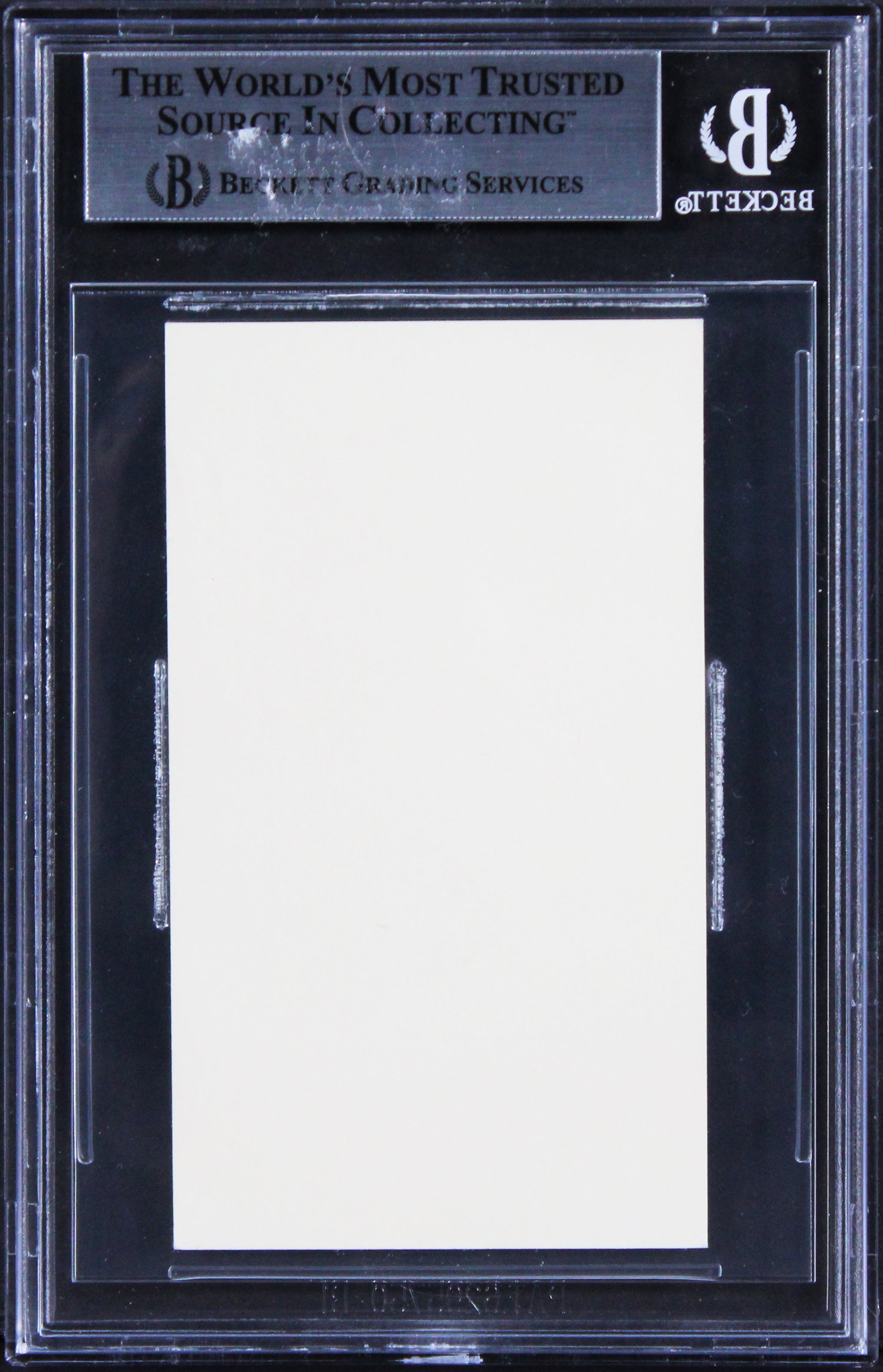 Richard Nixon Authentic Signed Post Presidency Business Card BAS Slabbed