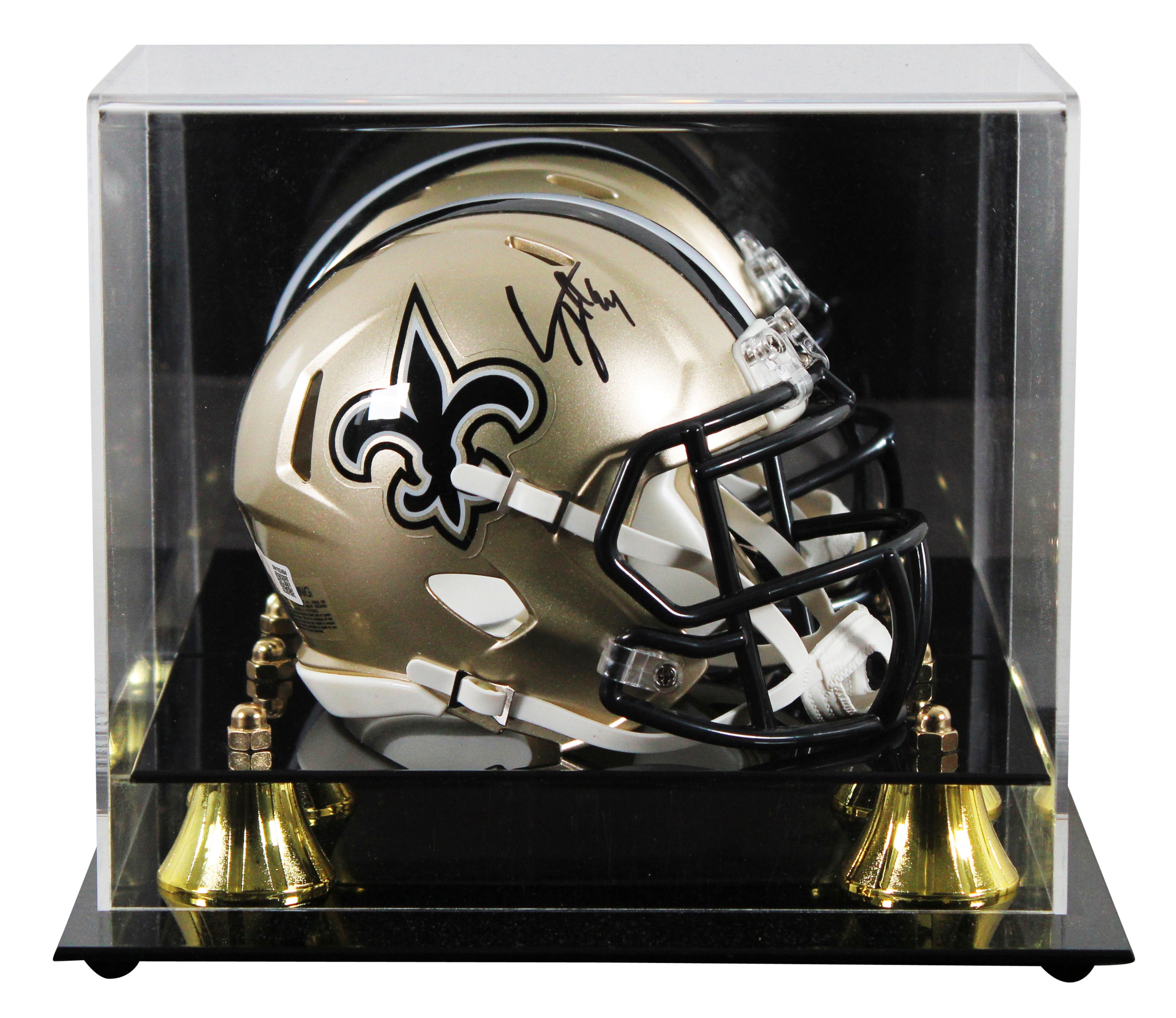 Saints Cameron Jordan Authentic Signed Speed Mini Helmet W/ Case BAS Witnessed