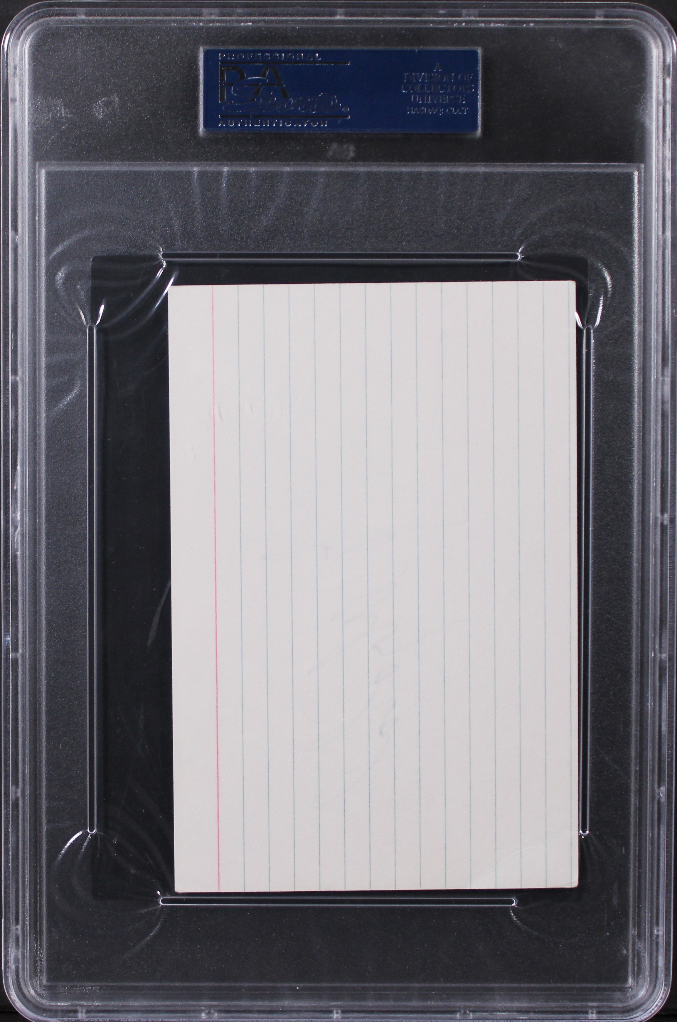 Jose Maria Olazabal Authentic Signed 4x6 Index Card Autographed PSA/DNA Slabbed