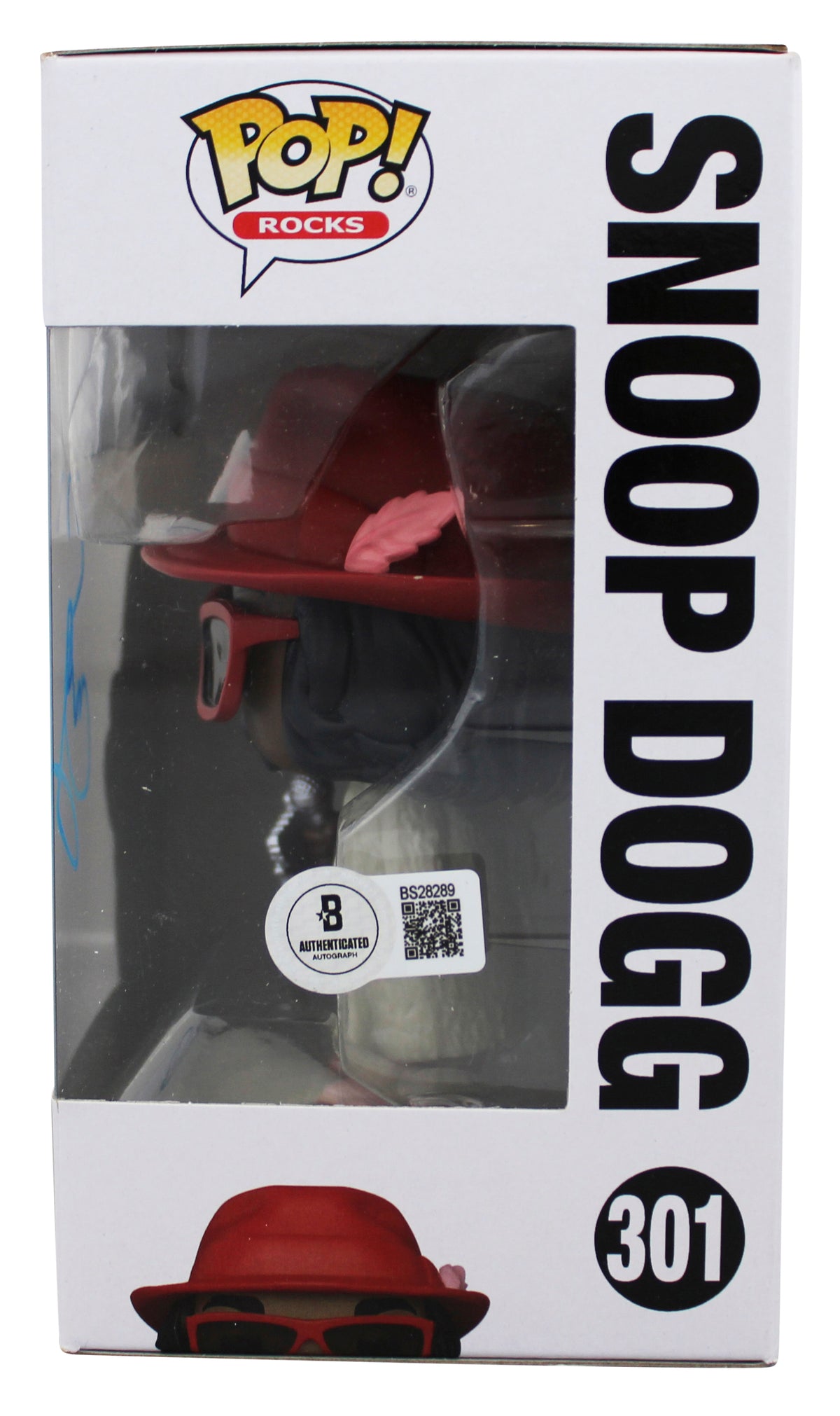 Snoop Dogg Authentic Signed Snoop Dogg #301 Funko Pop Vinyl Figure BAS #BS28289