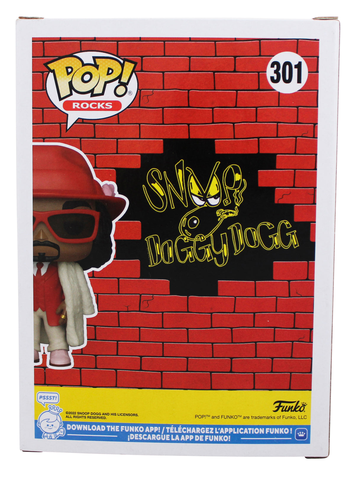 Snoop Dogg Authentic Signed Snoop Dogg #301 Funko Pop Vinyl Figure BAS #BS28289