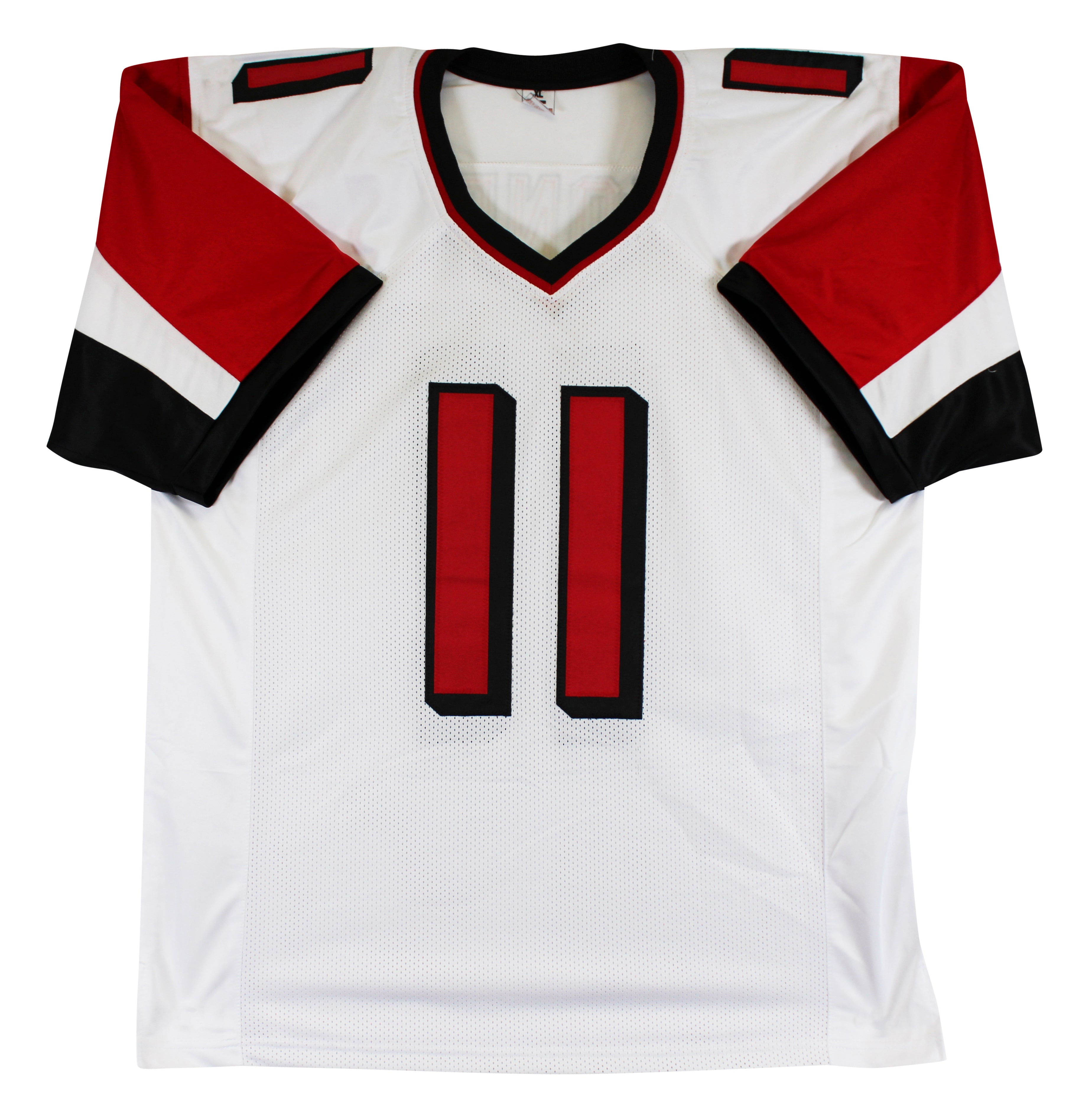 Julio Jones Authentic Signed White Pro Style Jersey Autographed BAS Witnessed HOLIDAY DOORBUSTER