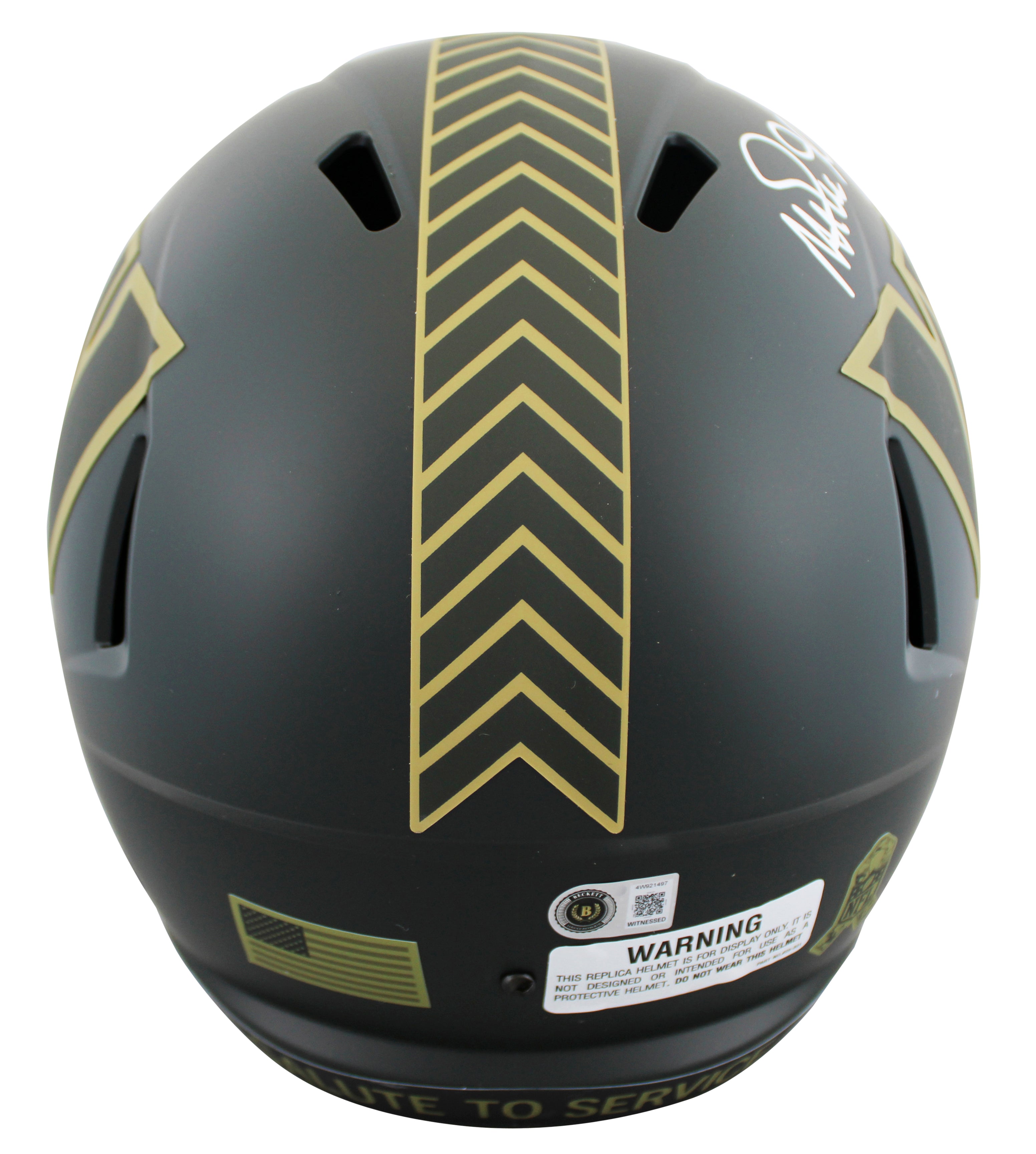 Commanders Magic Johnson Signed STS IV Full Size Speed Rep Helmet W/ Case BAS W