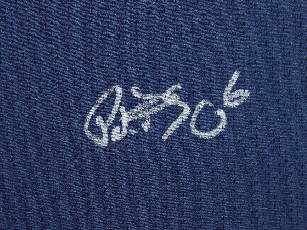 Patrick Ewing Signed Navy Blue 1992 Team USA M&N Authentic Framed Jersey BAS
