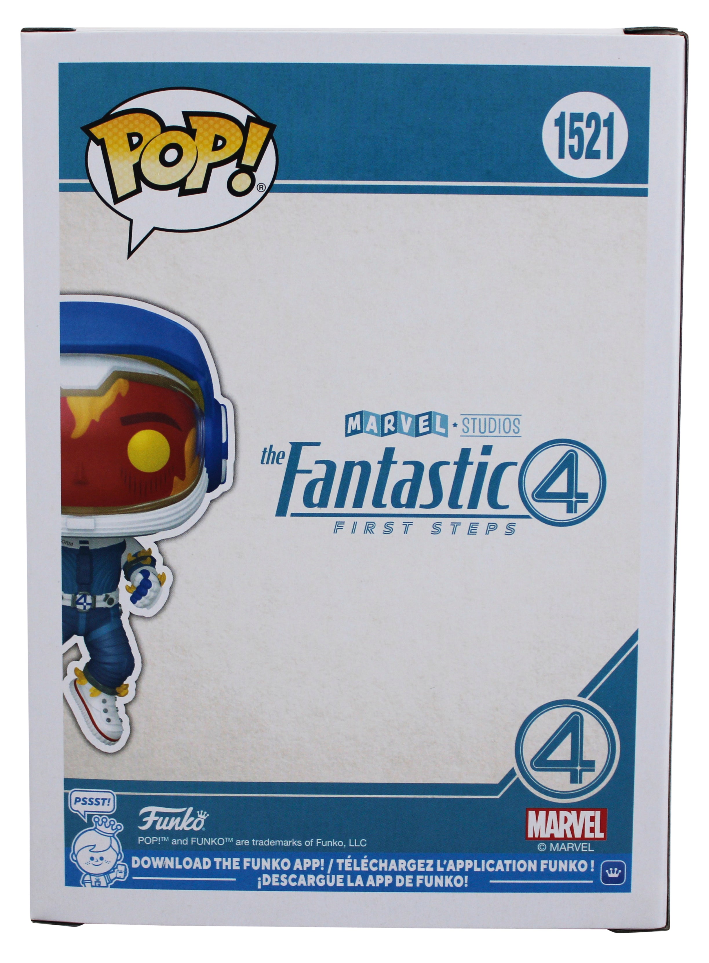 Joseph Quinn Signed Human Torch #1521 Funko Pop Vinyl Figure BAS #BR63649