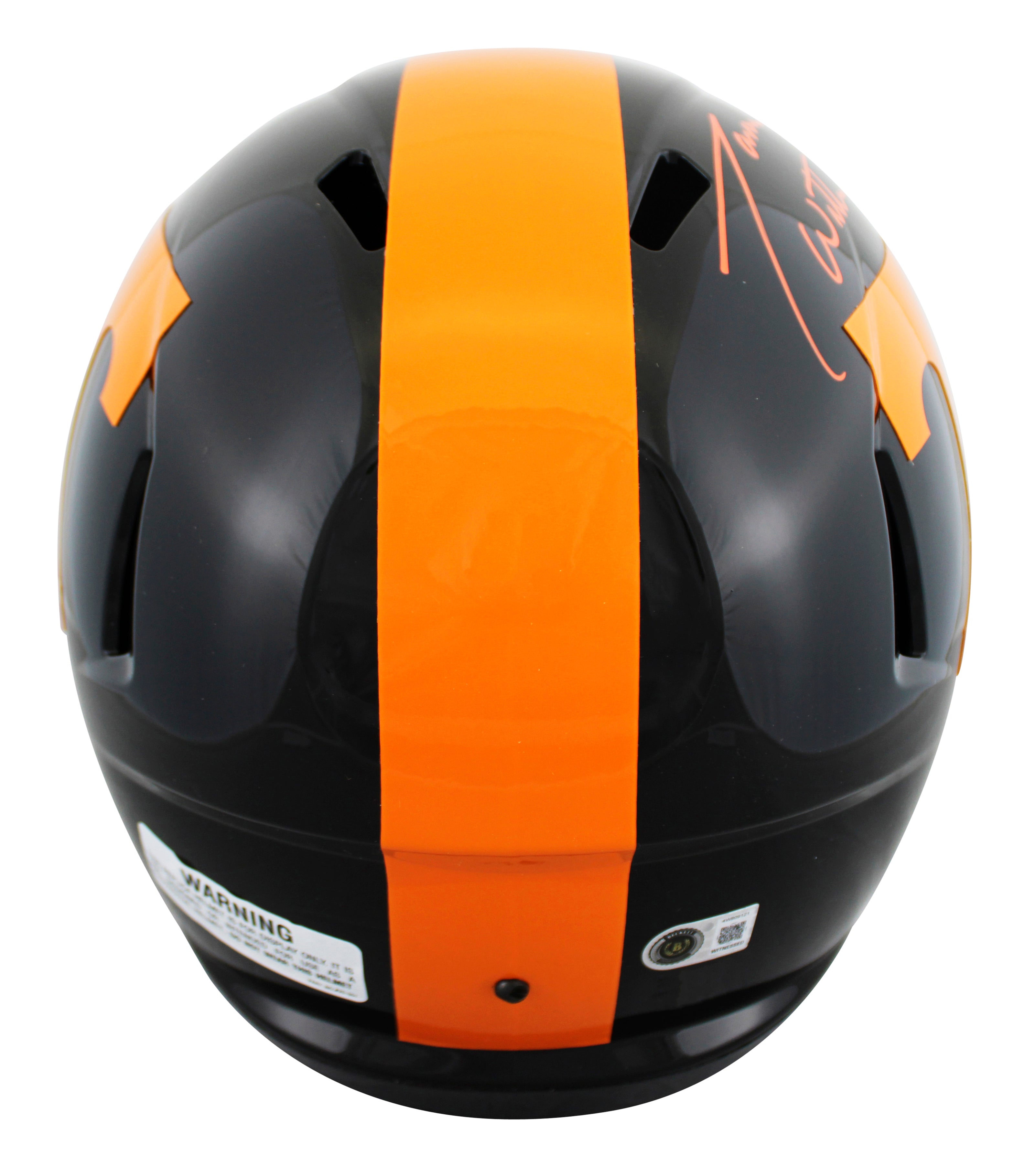 Tennessee Jason Witten Signed Dark Mode F/S Speed Rep Helmet W/ Case BAS Witness