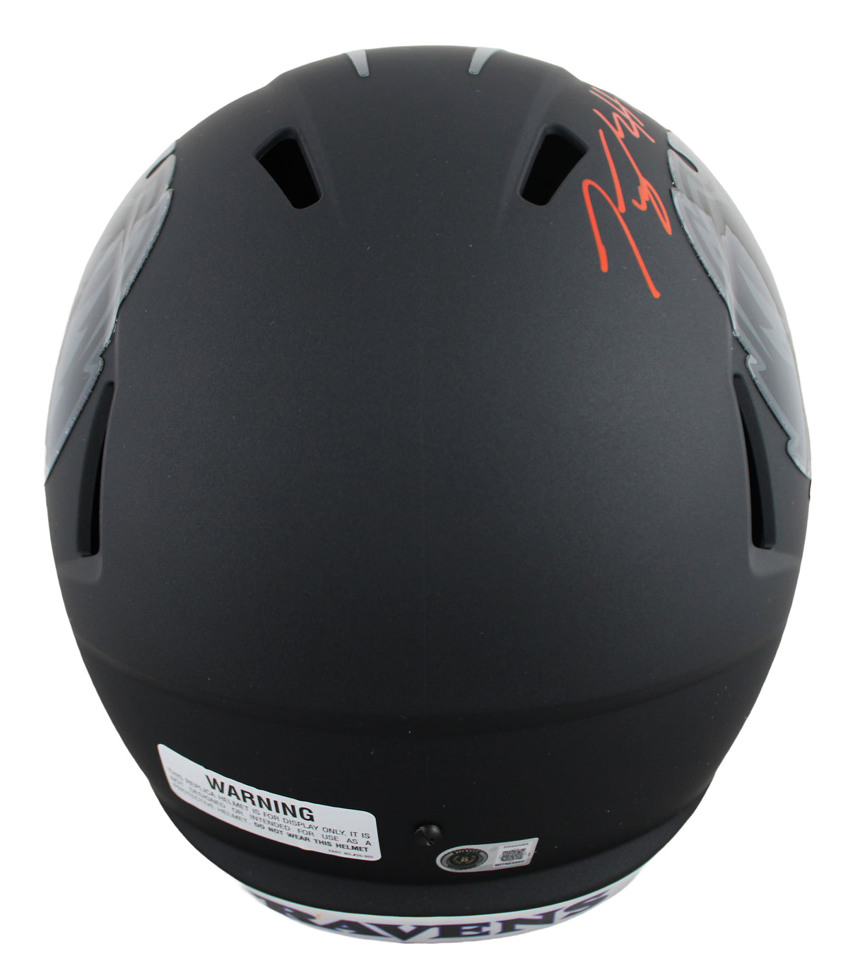 Ravens Kyle Hamilton Signed 2026 On-Field Alt F/S Speed Rep Helmet W/ Case BAS W