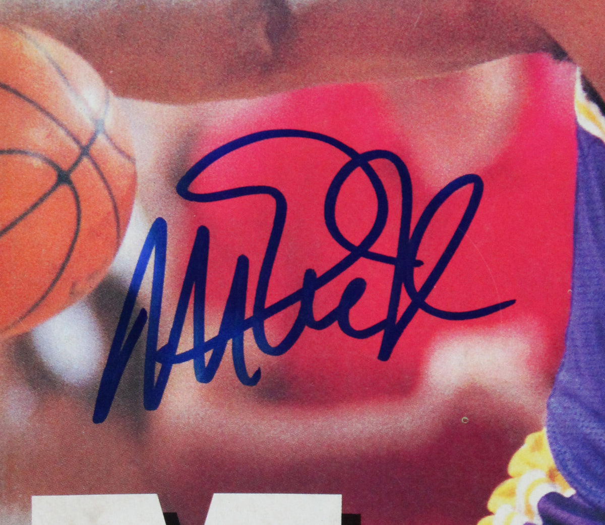 Lakers Magic Johnson Signed June 10, 1991 Sports Illustrated Magazine BAS Wit