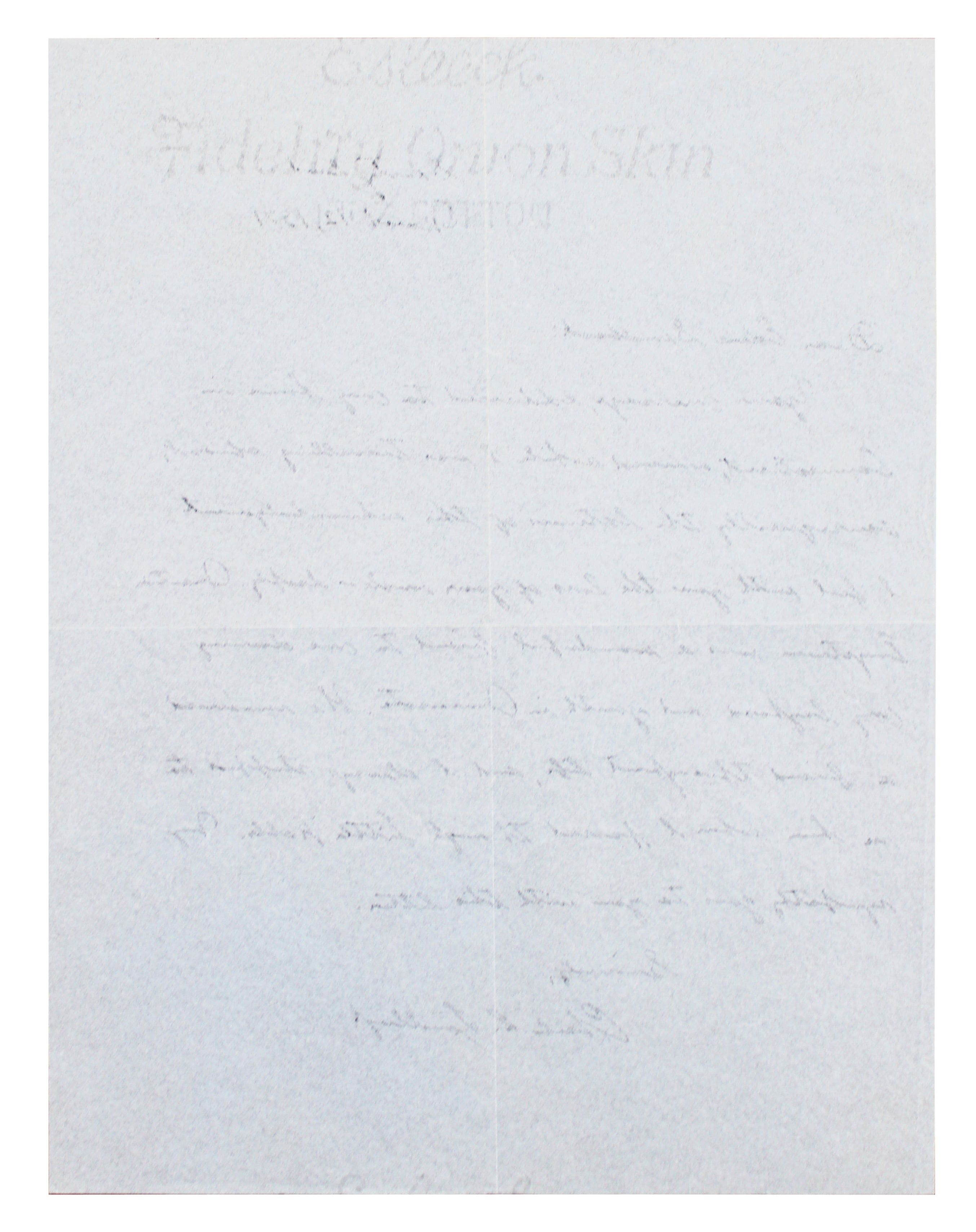 Charles Lindbergh Signed 8.5x11 1971 Handwritten Letter Auto 9! JSA #ZZ80611