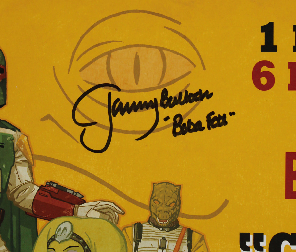 Jeremy Bulloch Star Wars "Boba Fett" Authentic Signed 12x16 Photo BAS #BV56531