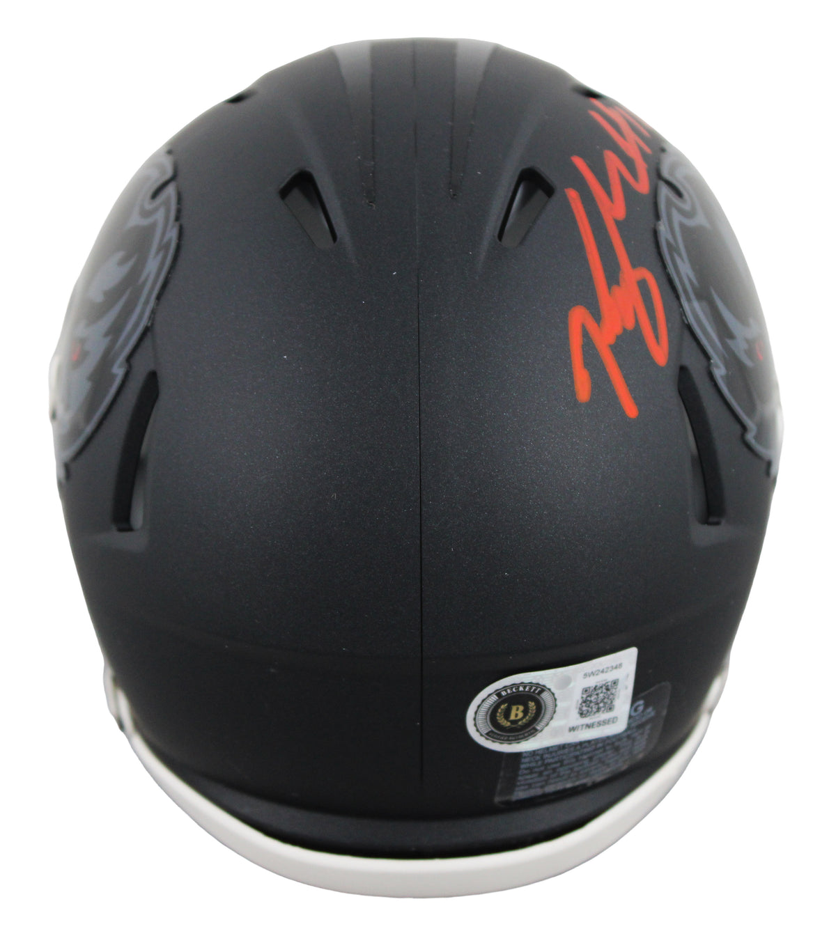 Kyle Hamilton Signed Darkness 2026 On-Field Alt Speed Mini Helmet W/ Case BAS W