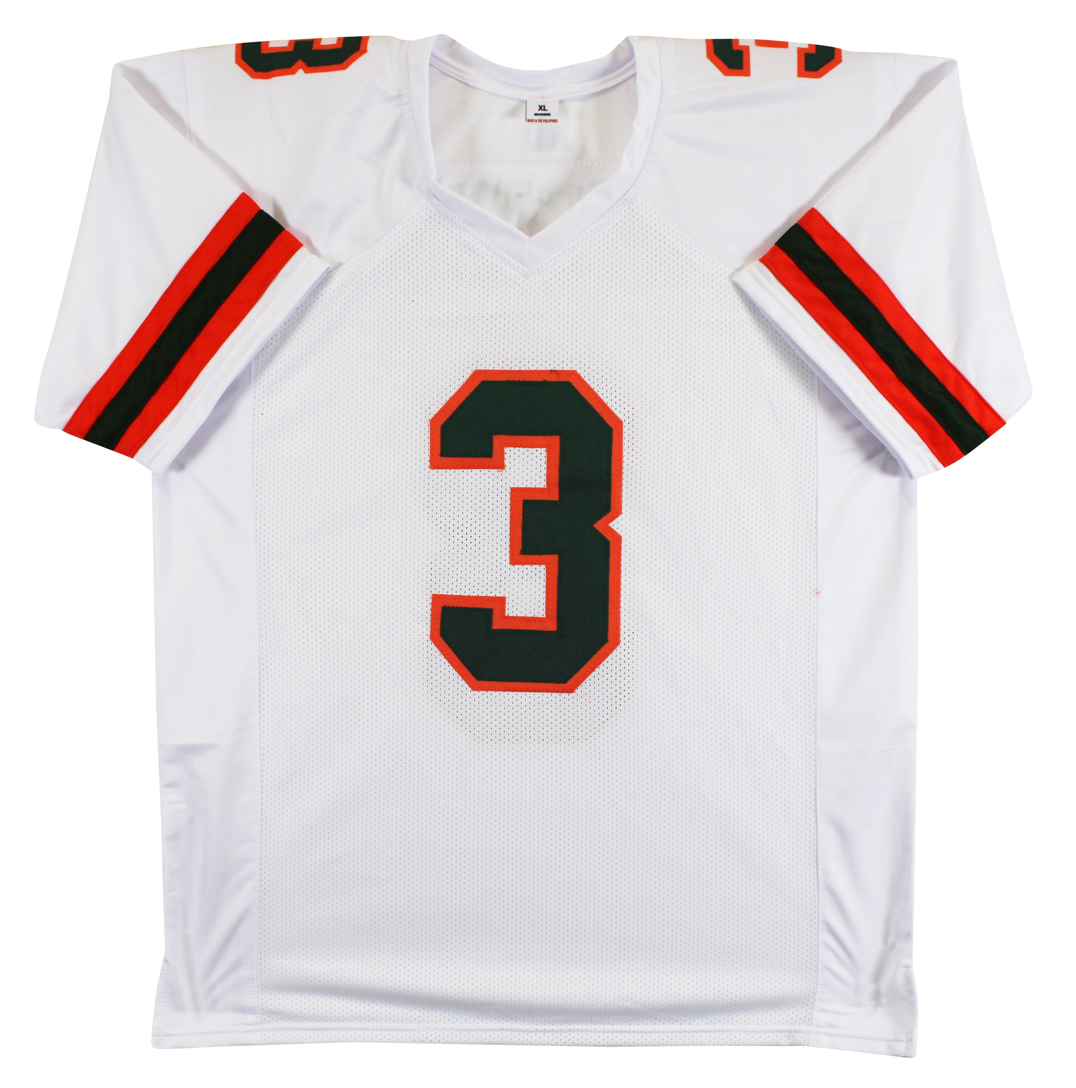 Miami Akheem Mesidor Authentic Signed White Pro Style Jersey JSA Witness